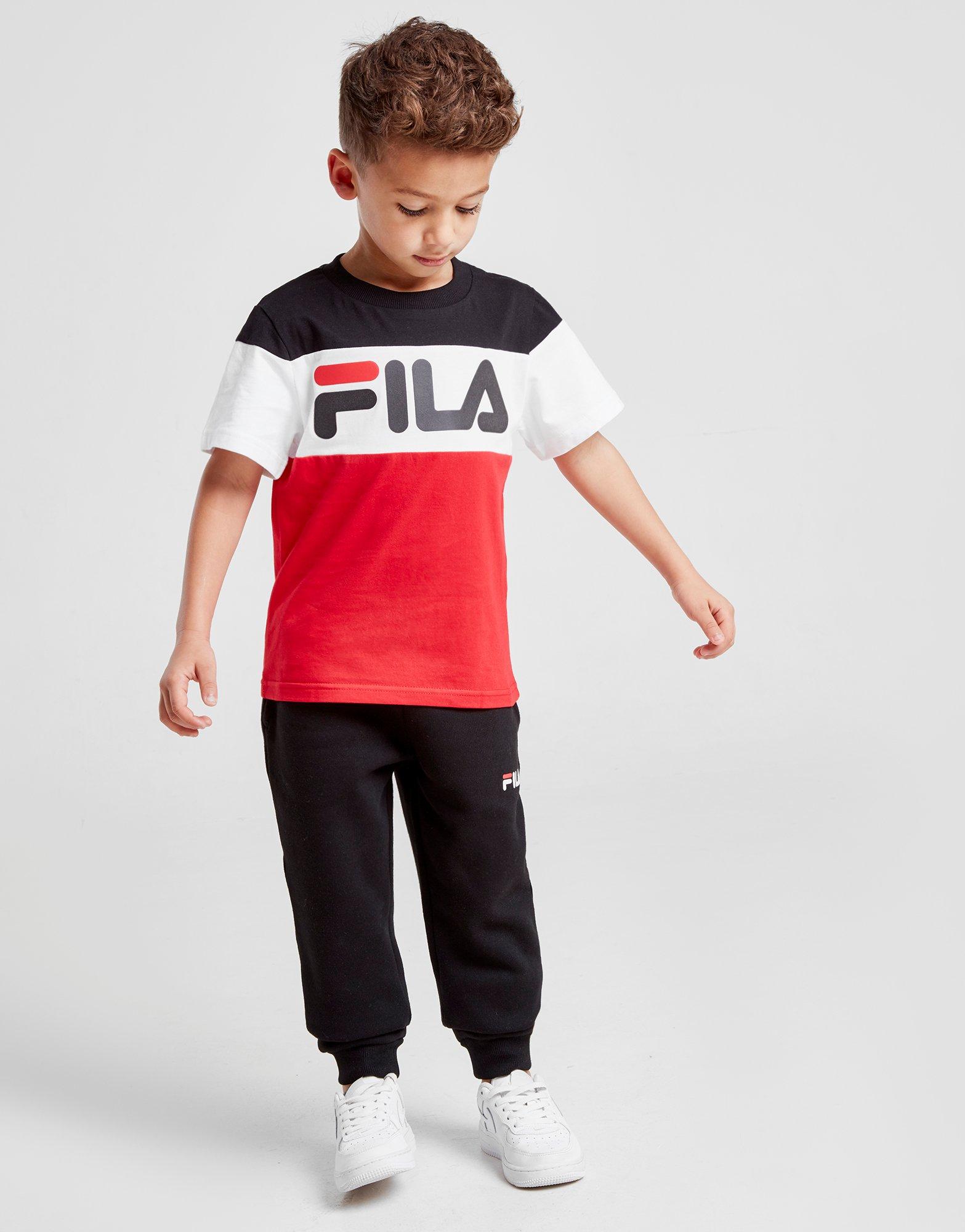 magliette fila bambino rosso