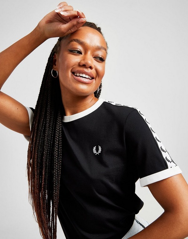 Fred Perry T-Shirt Tape Ringer Femme