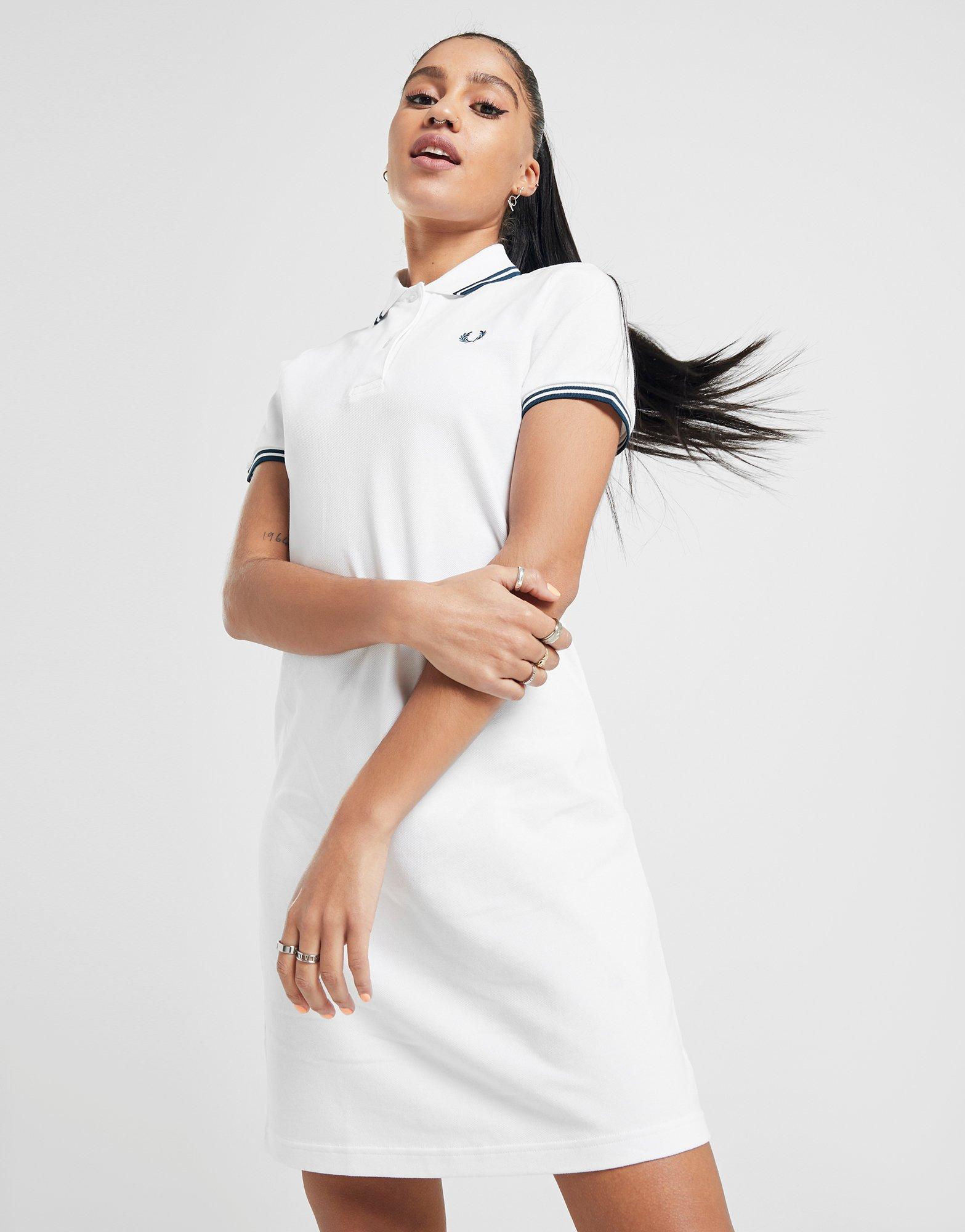 white fred perry dress