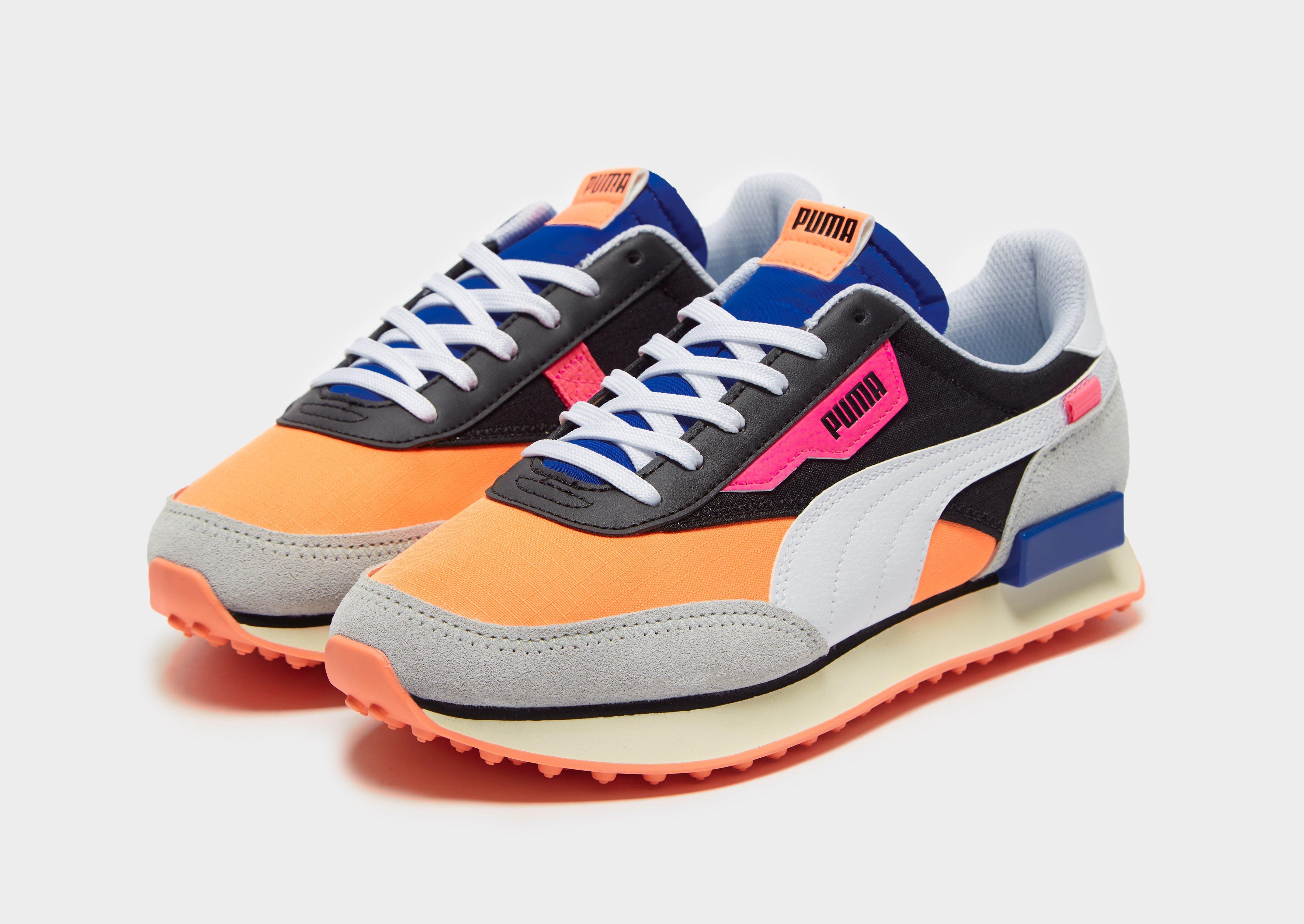 puma fille femme orange