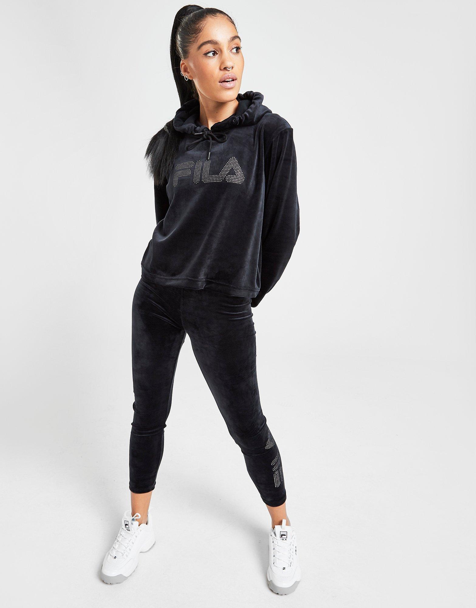 fila velour tracksuit womens