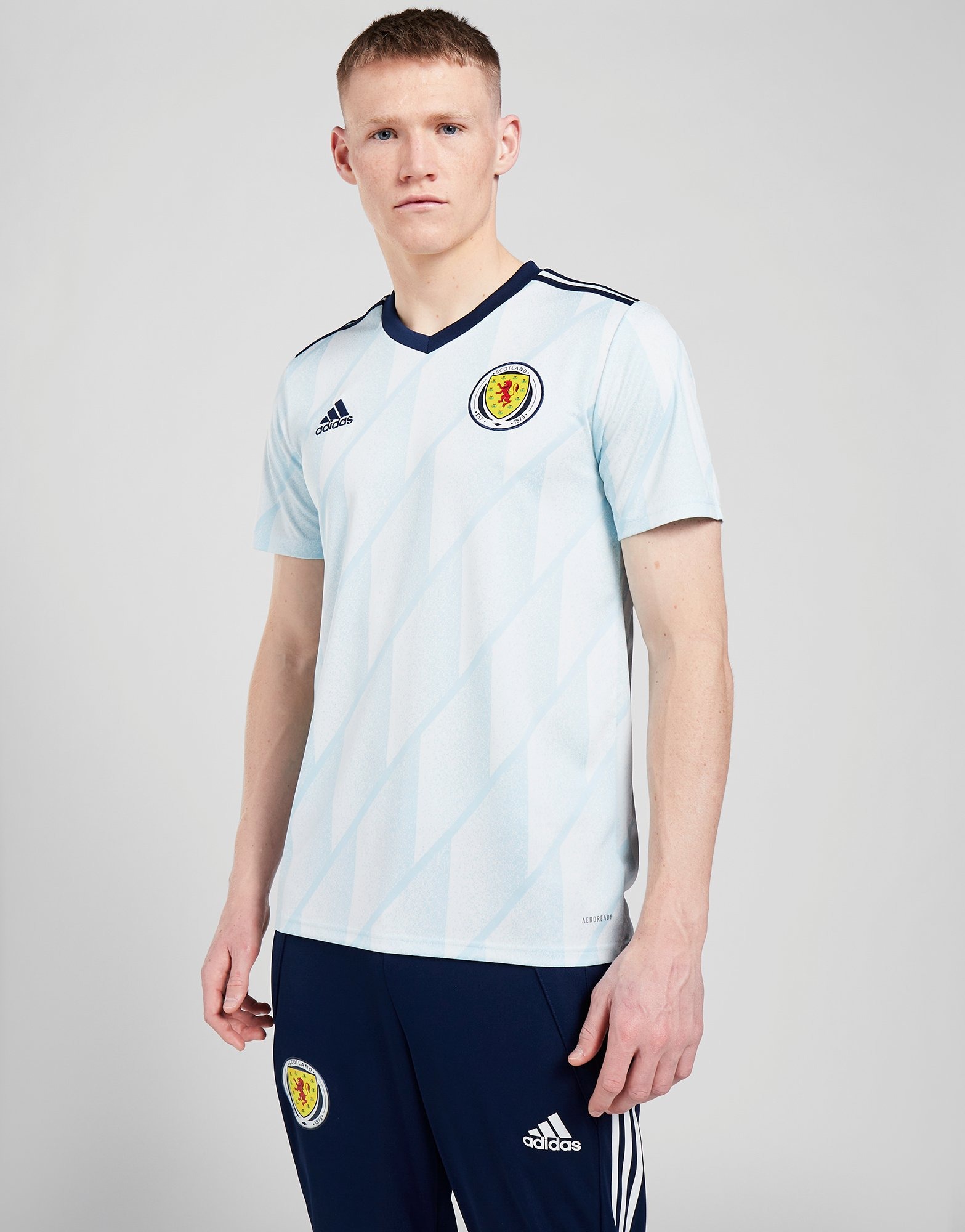 White adidas Scotland 2020 Away Shirt JD Sports
