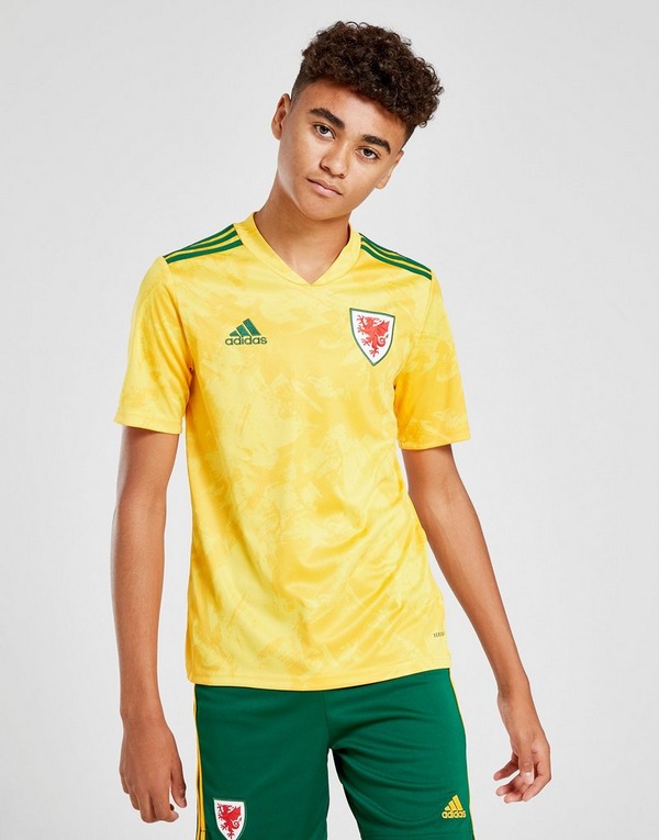 Wales Yellow Shirt - Wales Away Kids Kit Soccer Children Second ...