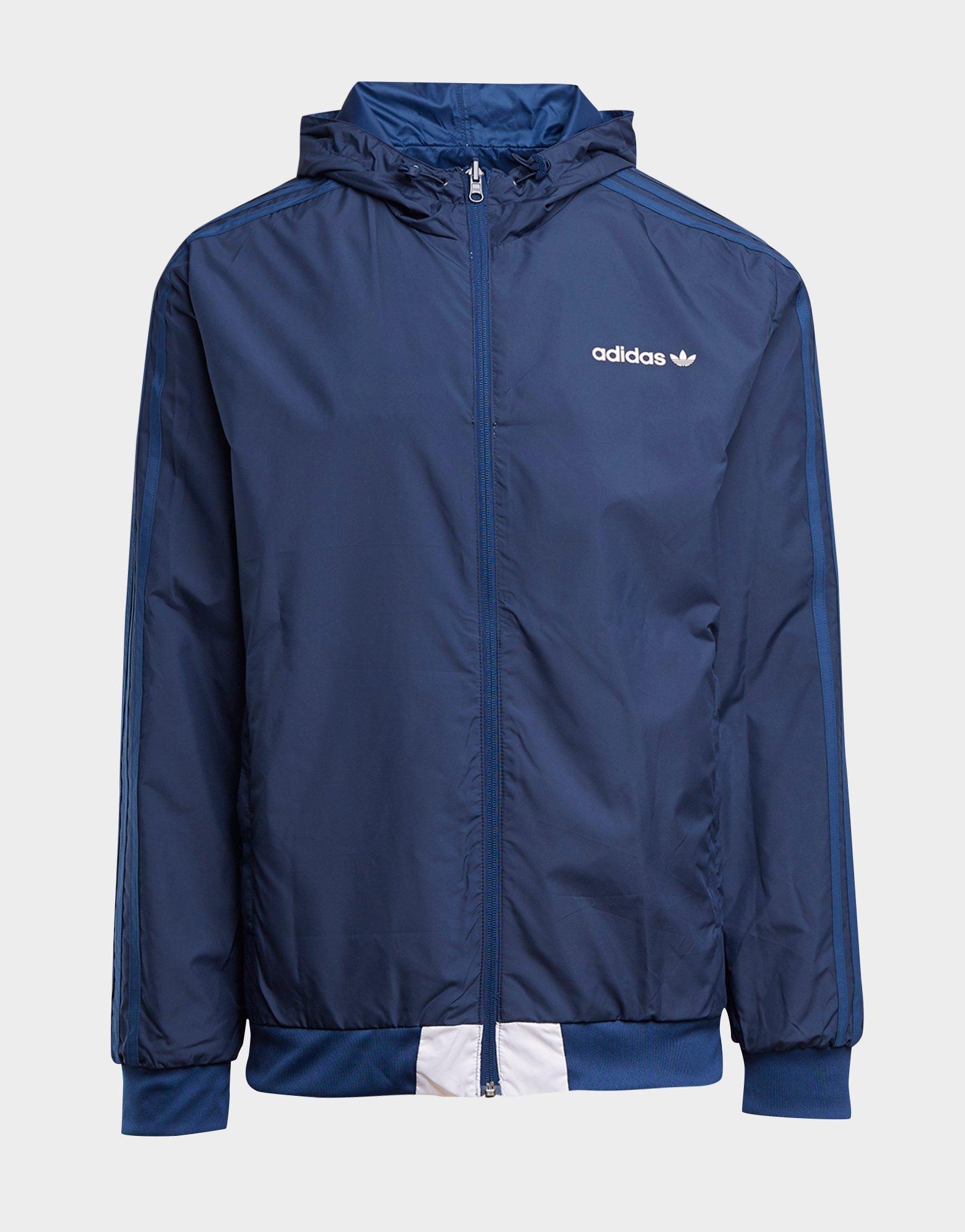 adidas linear 2.0 reversible windbreaker jacket
