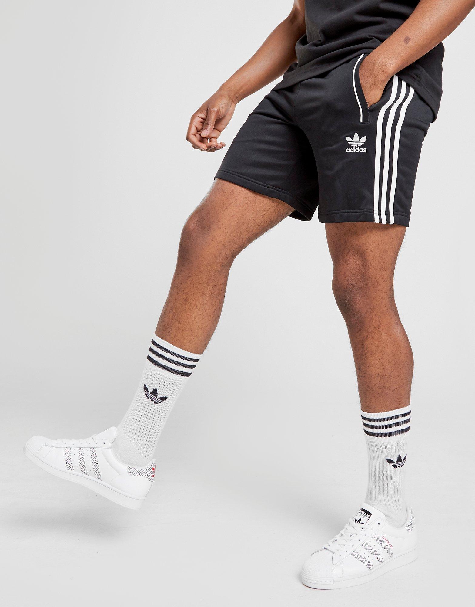adidas superstar with shorts