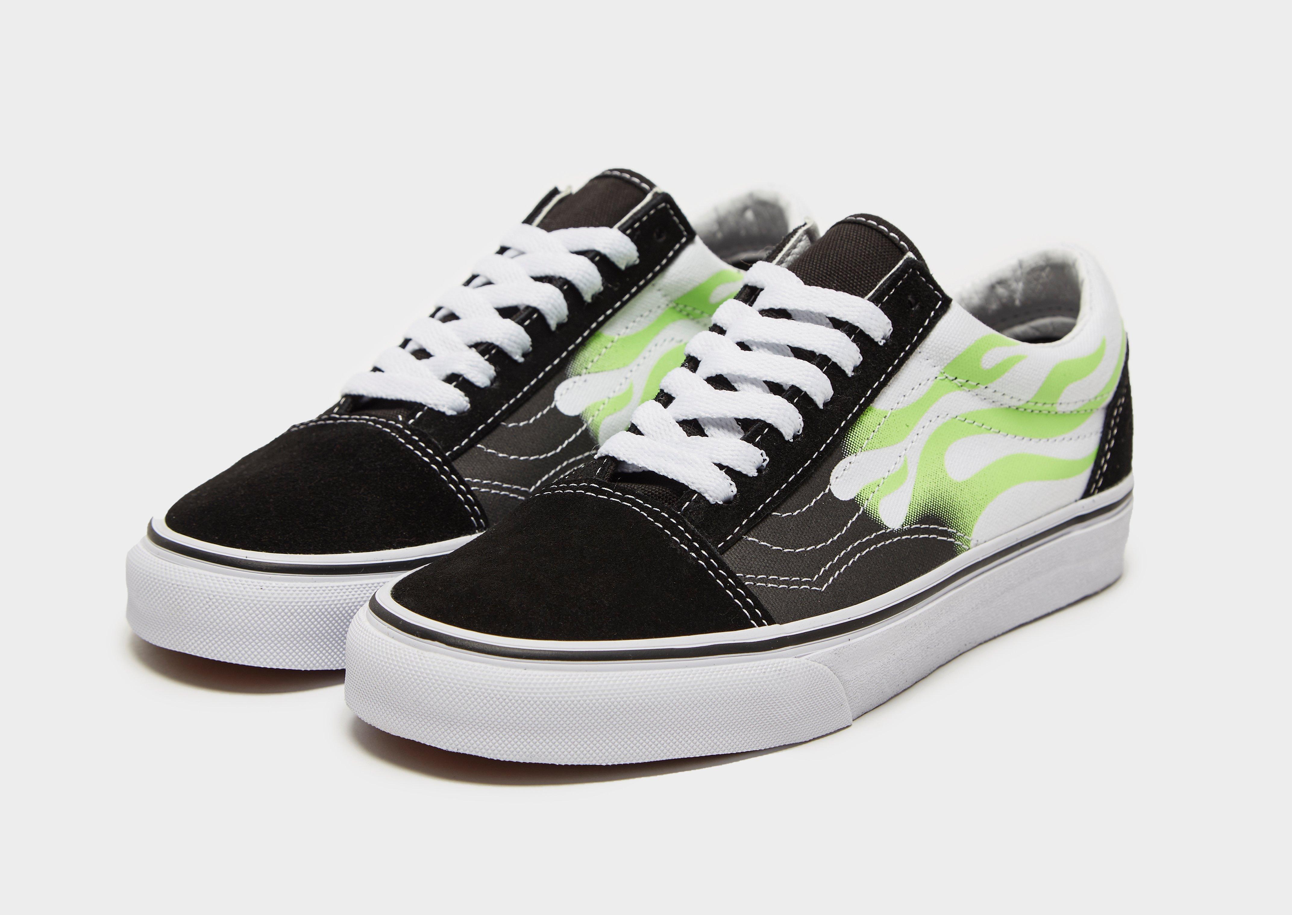 vans flammes femme