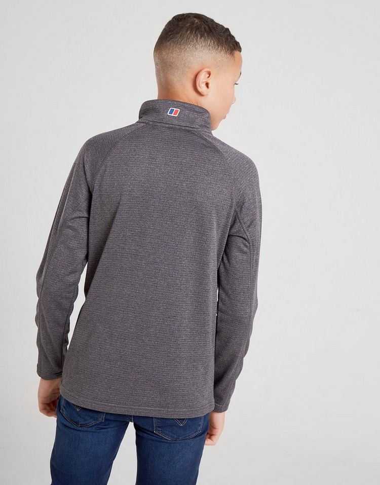 Buy Grey Berghaus 1/4 Zip Grid Fleece Top Junior | JD Sports | JD 