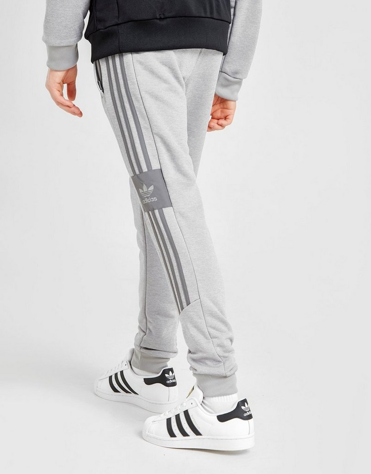 Buy Grey adidas Originals ID96 Fleece Joggers Junior | JD Sports | JD ...