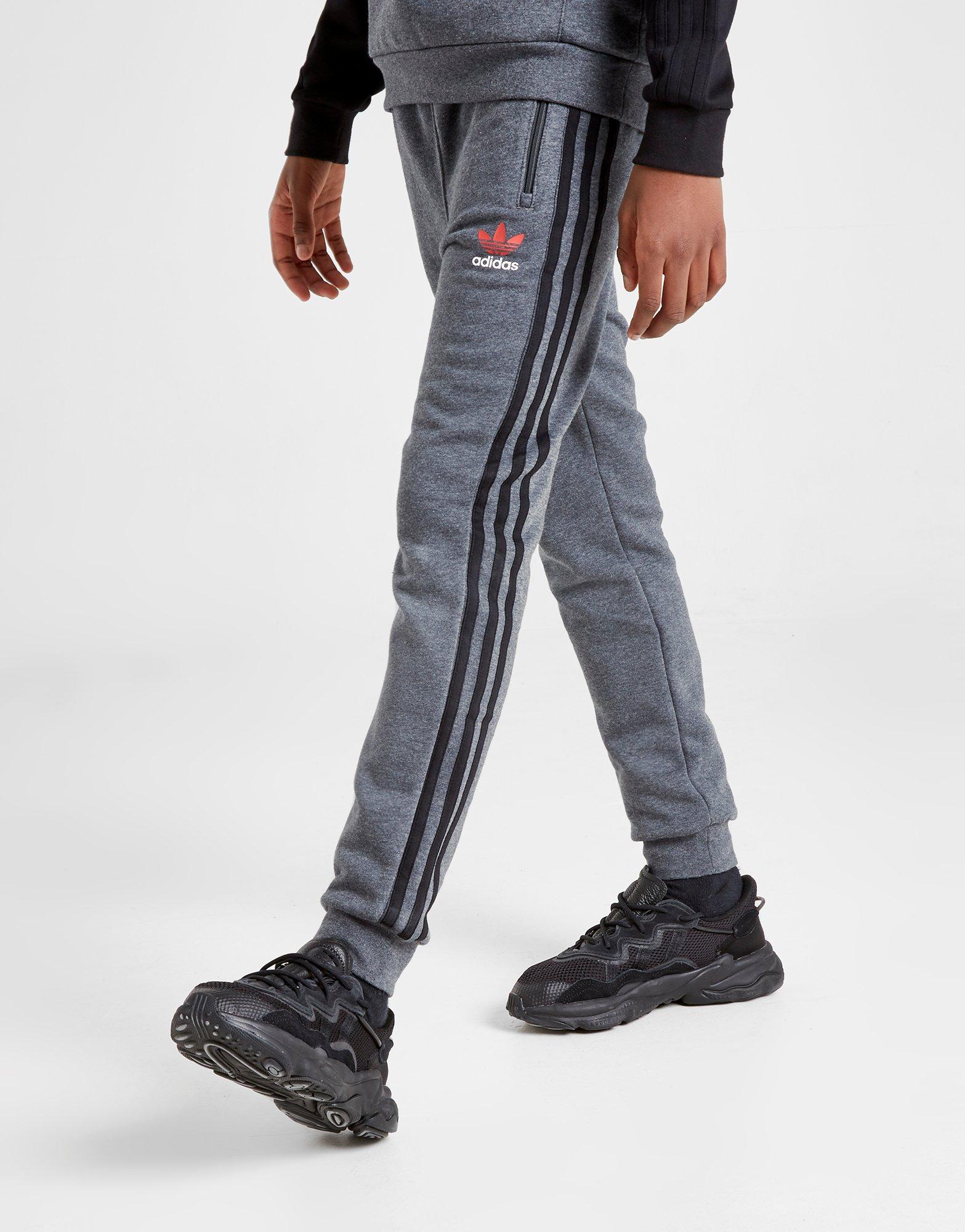 adidas originals fleece track pants junior