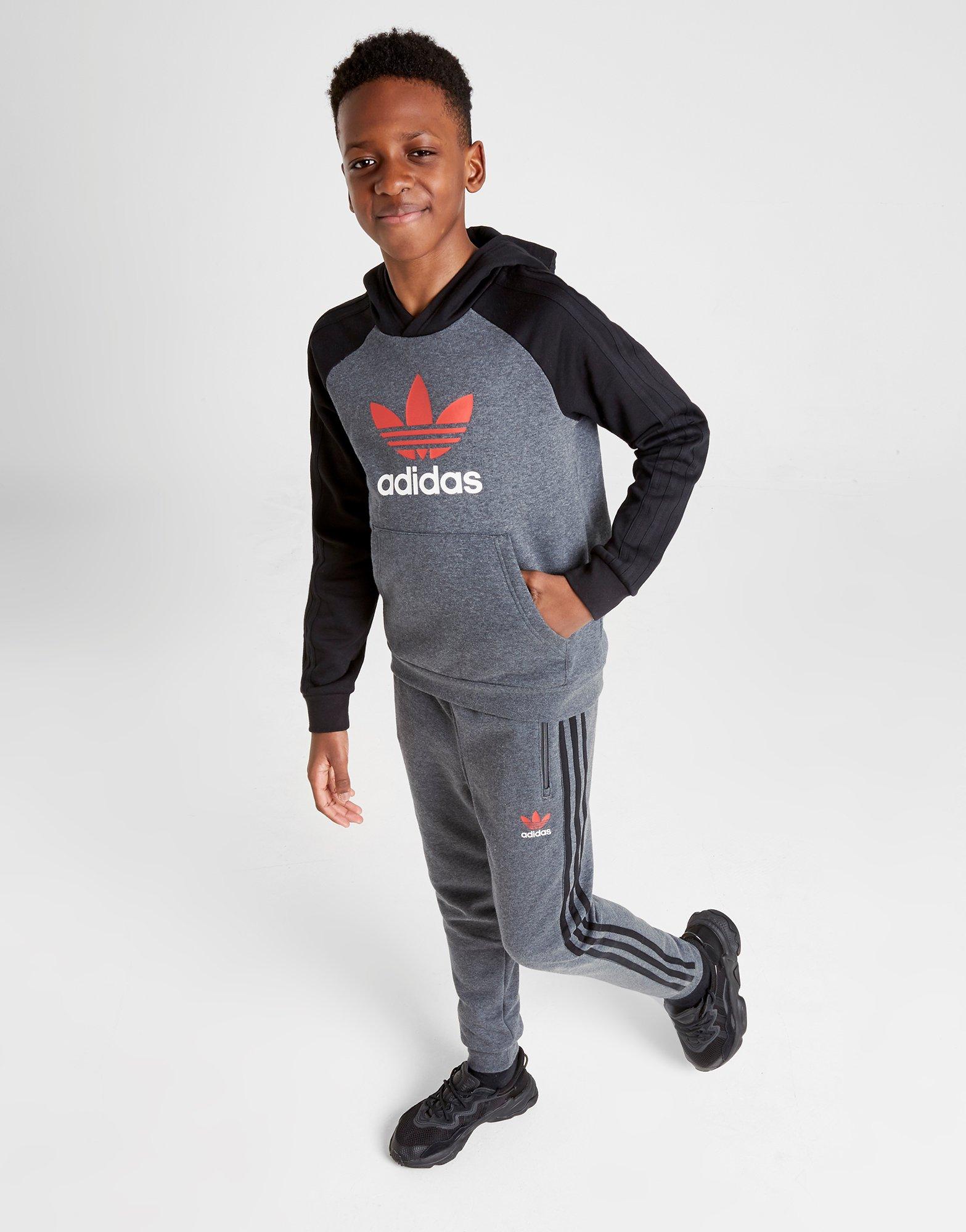 adidas originals fleece track pants junior