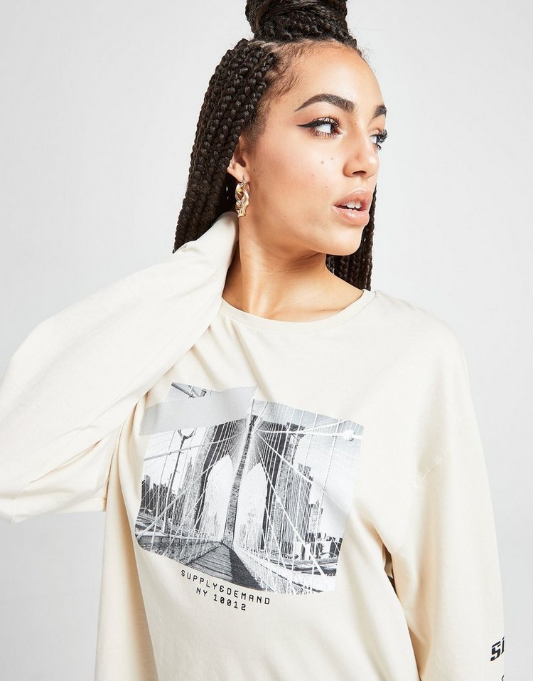 Supply & Demand Graphic Repeat Logo Long Sleeve T-Shirt