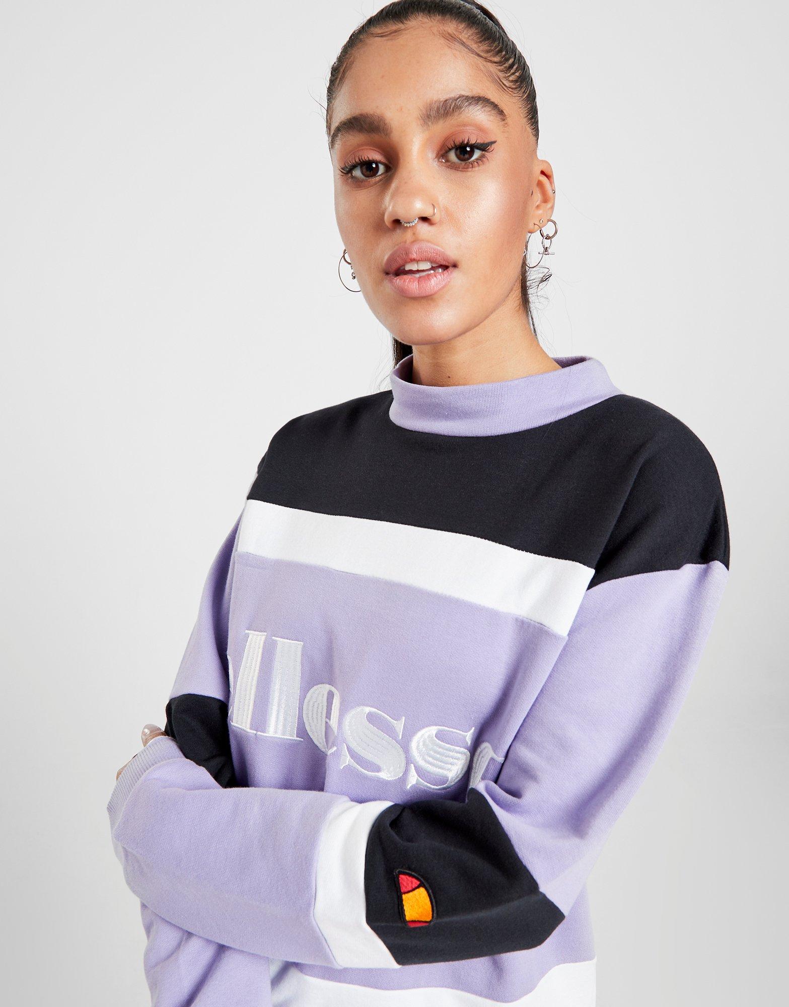 ellesse tape panel crew sweatshirt