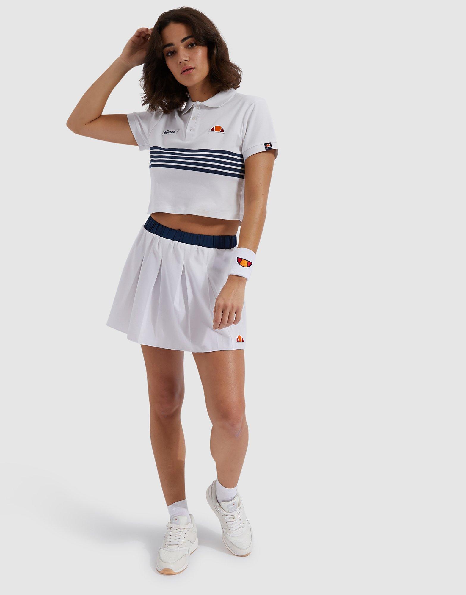 ellesse crop polo shirt