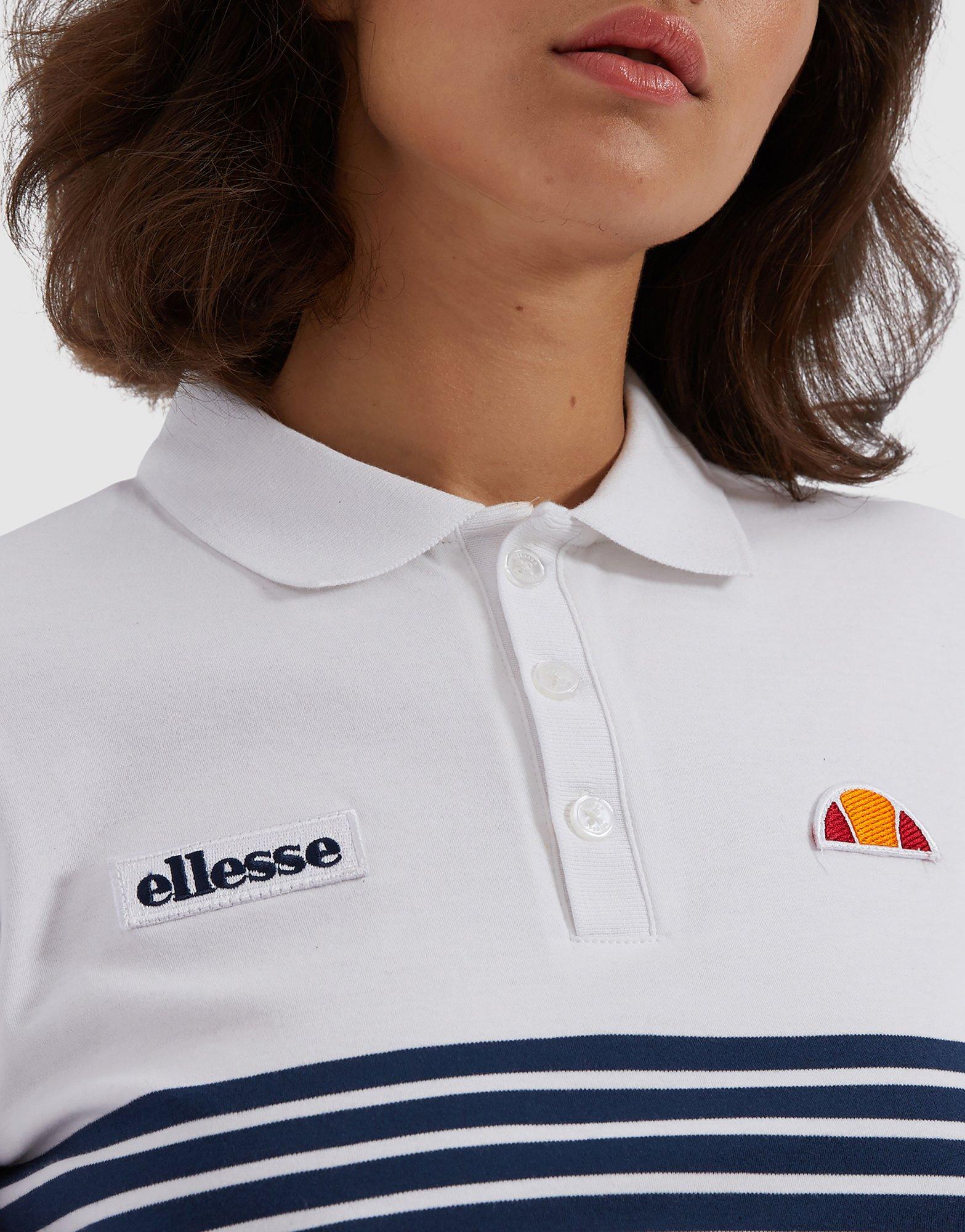 ellesse crop polo shirt