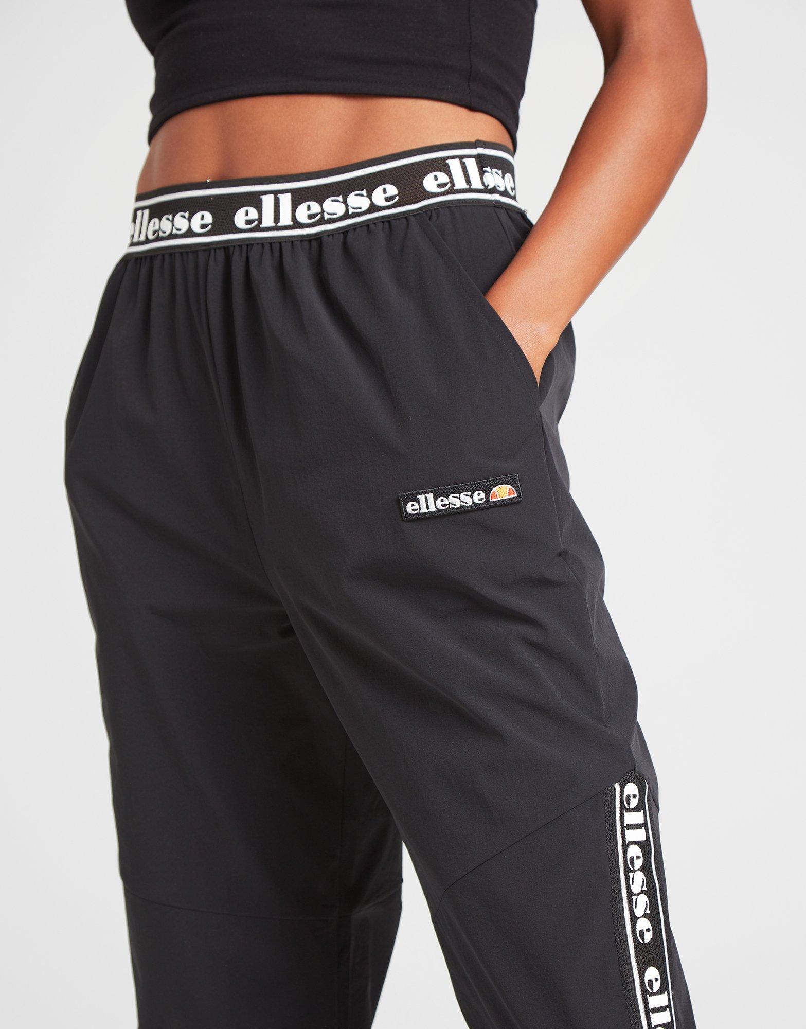 ellesse tape fleece track pants