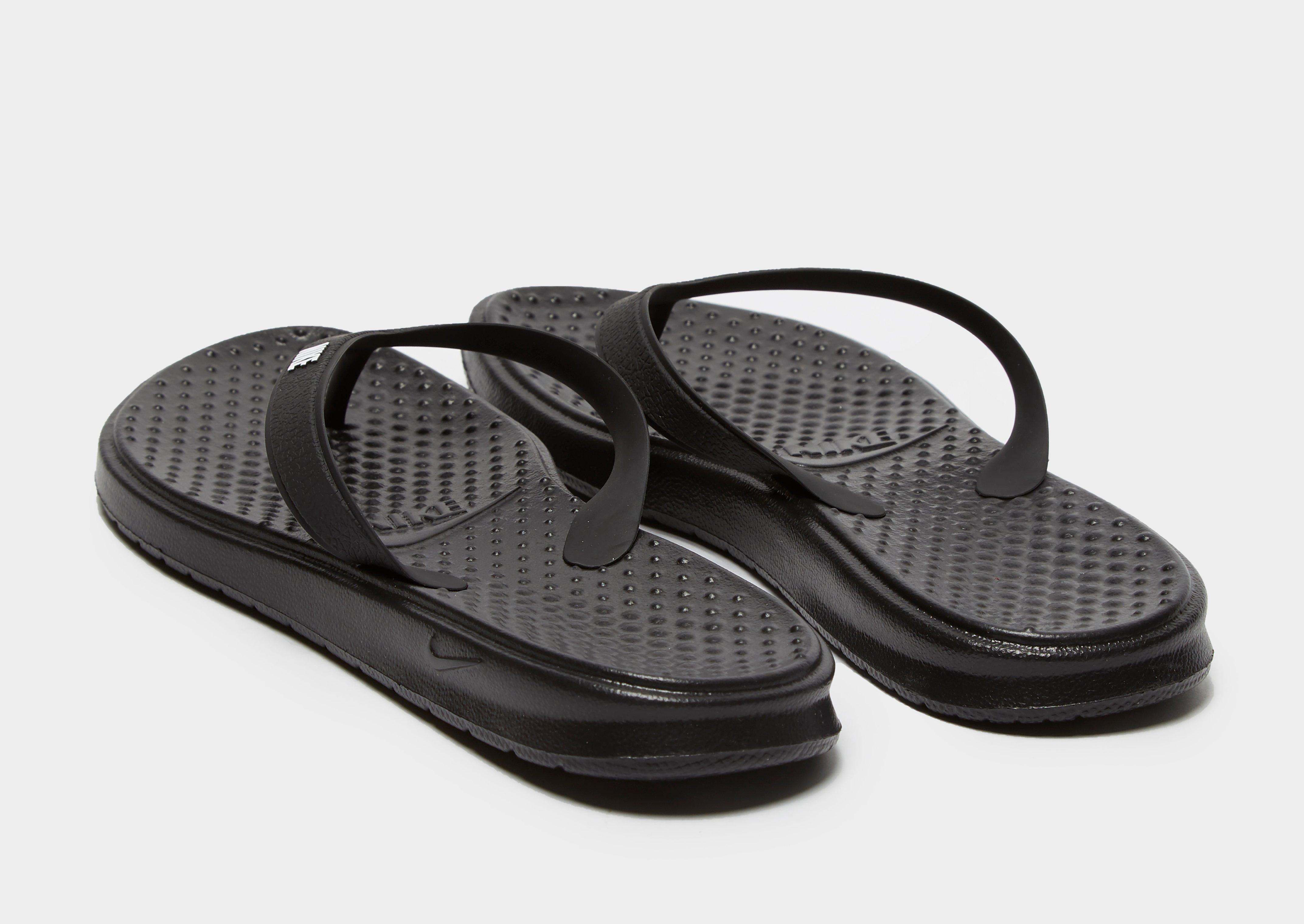 nike 1 black thong flip flop