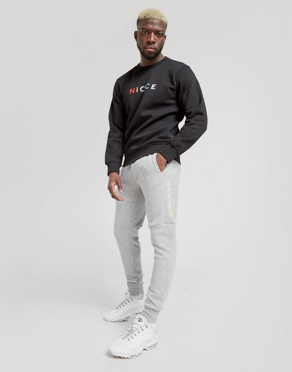 nicce sprint skinny joggers with panel detail