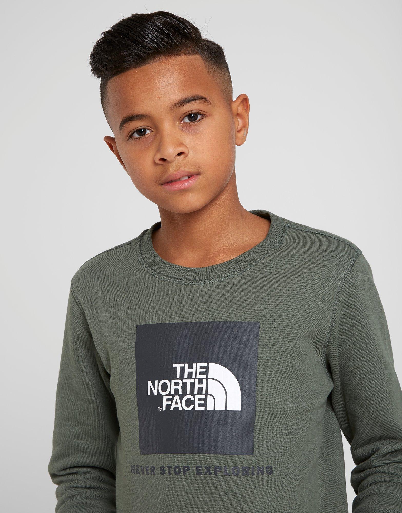 the north face sweatshirt junior