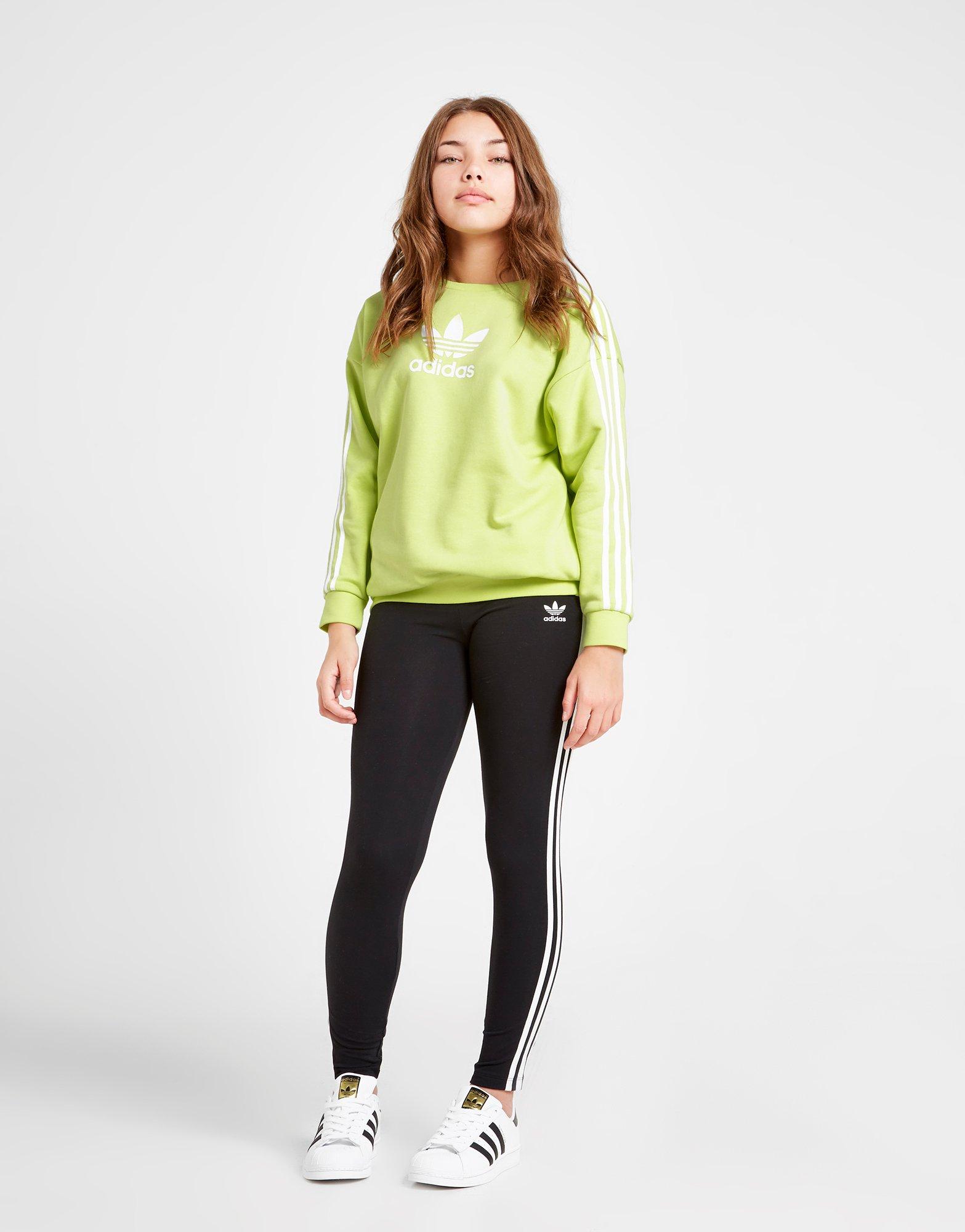 adidas originals 3 stripe trefoil sweatshirt