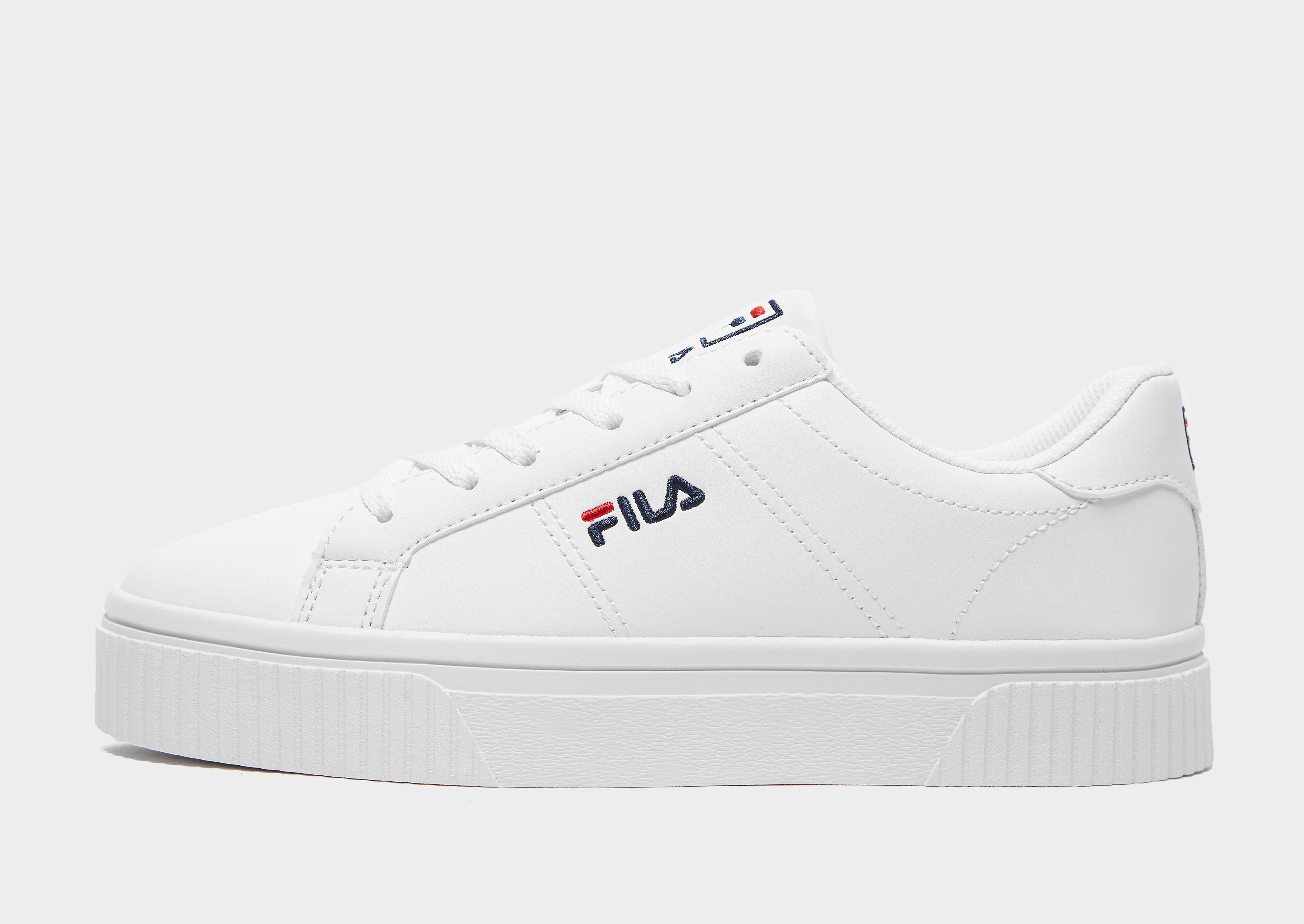 fila white trainers junior