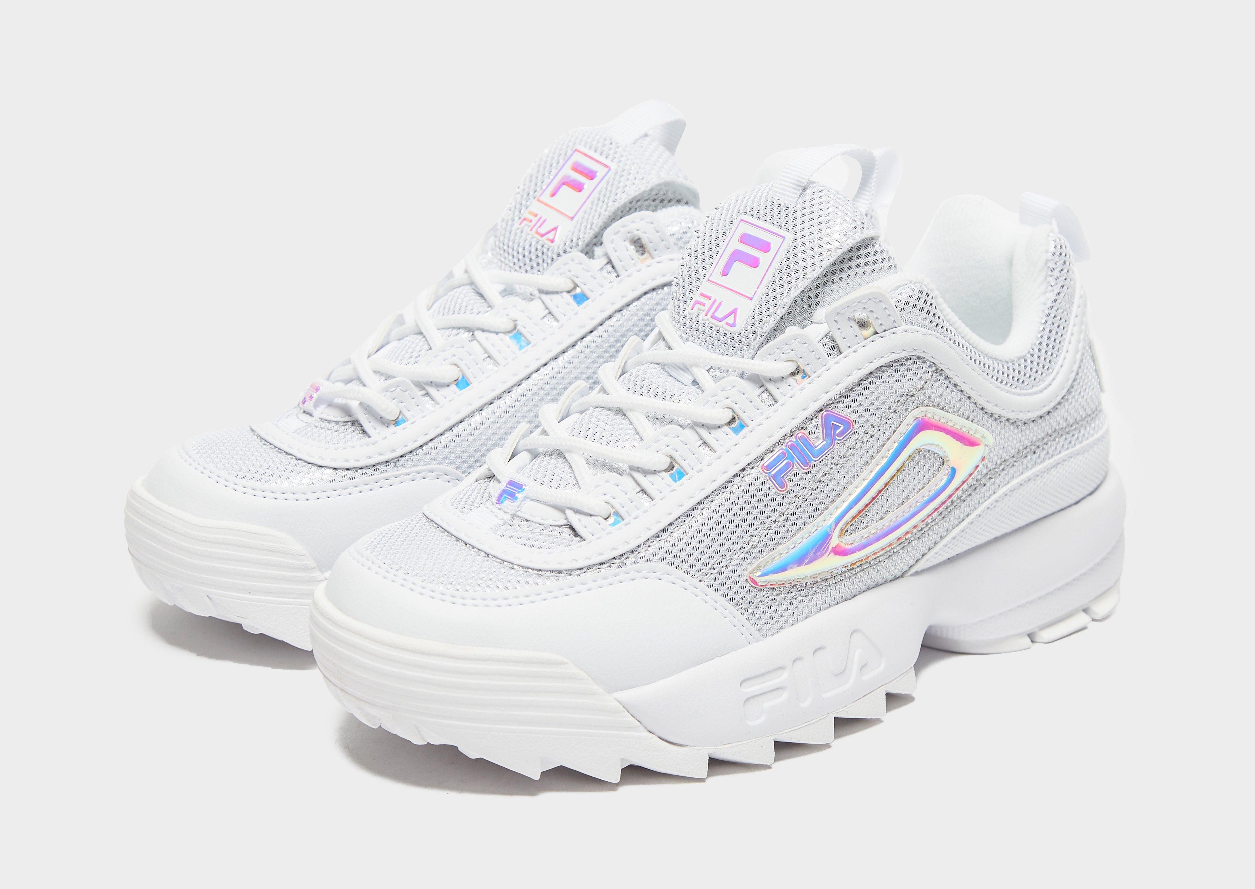 fila disruptor enfant blanche