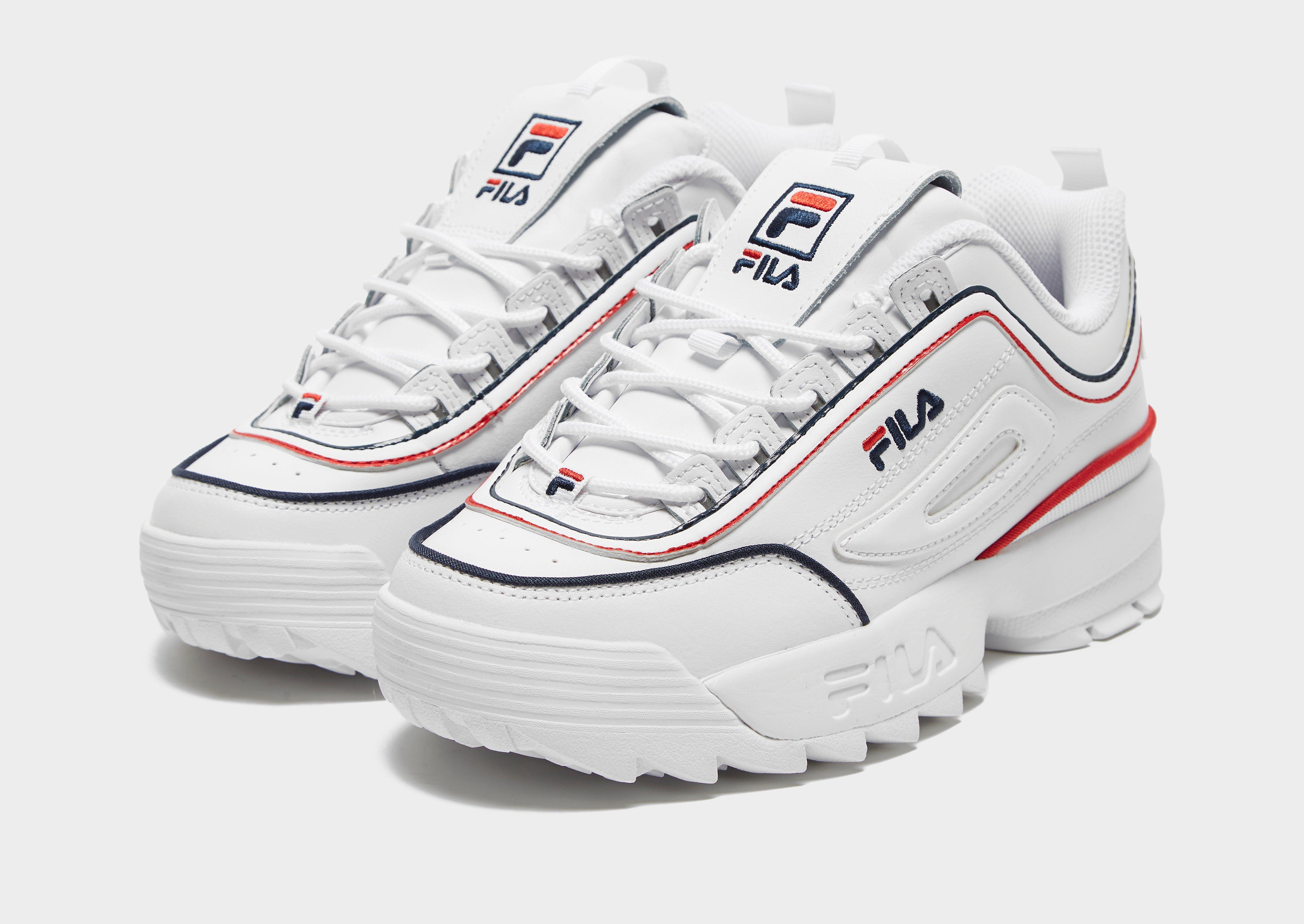 fila disruptor junior size 4