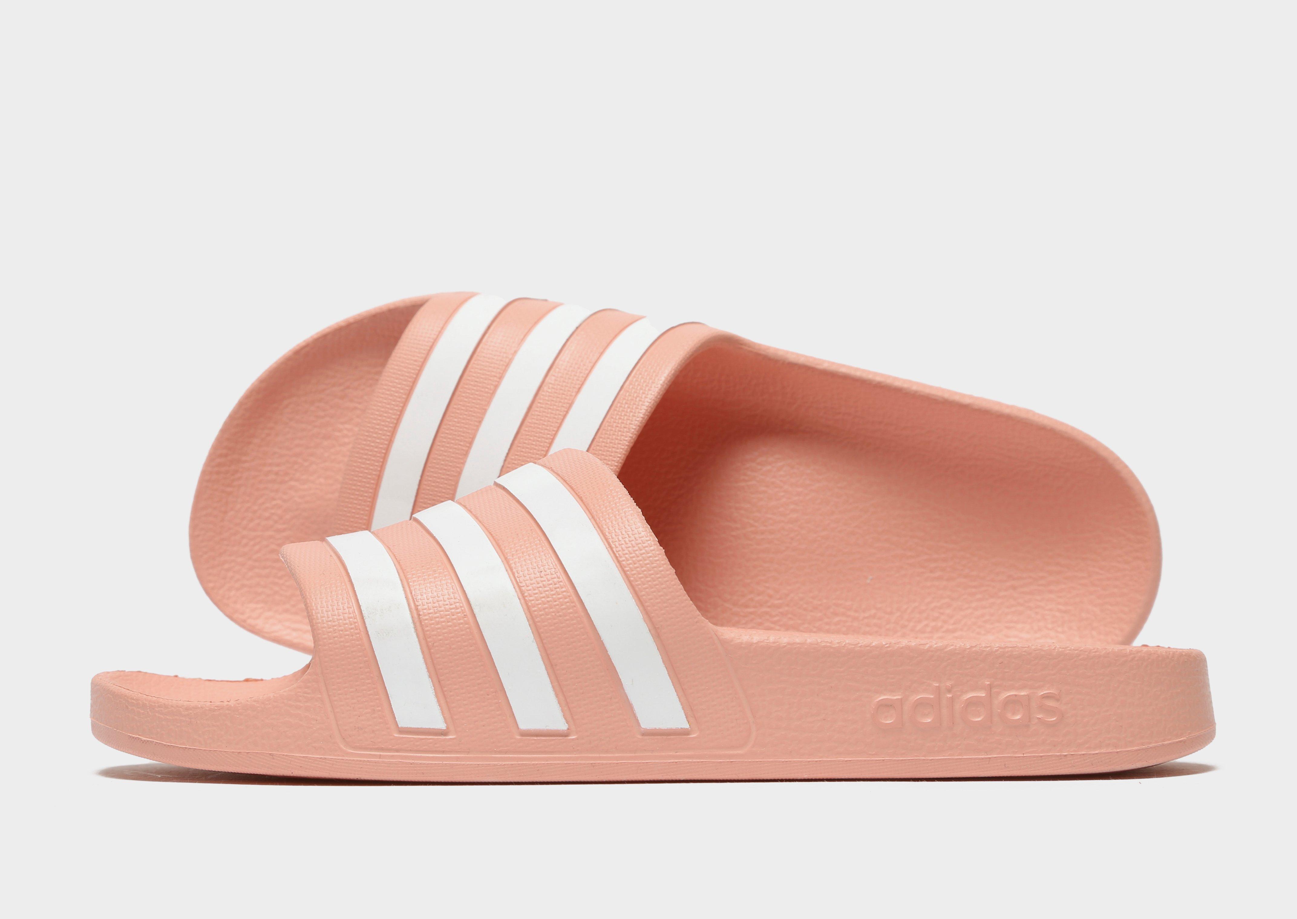 light pink adidas slides