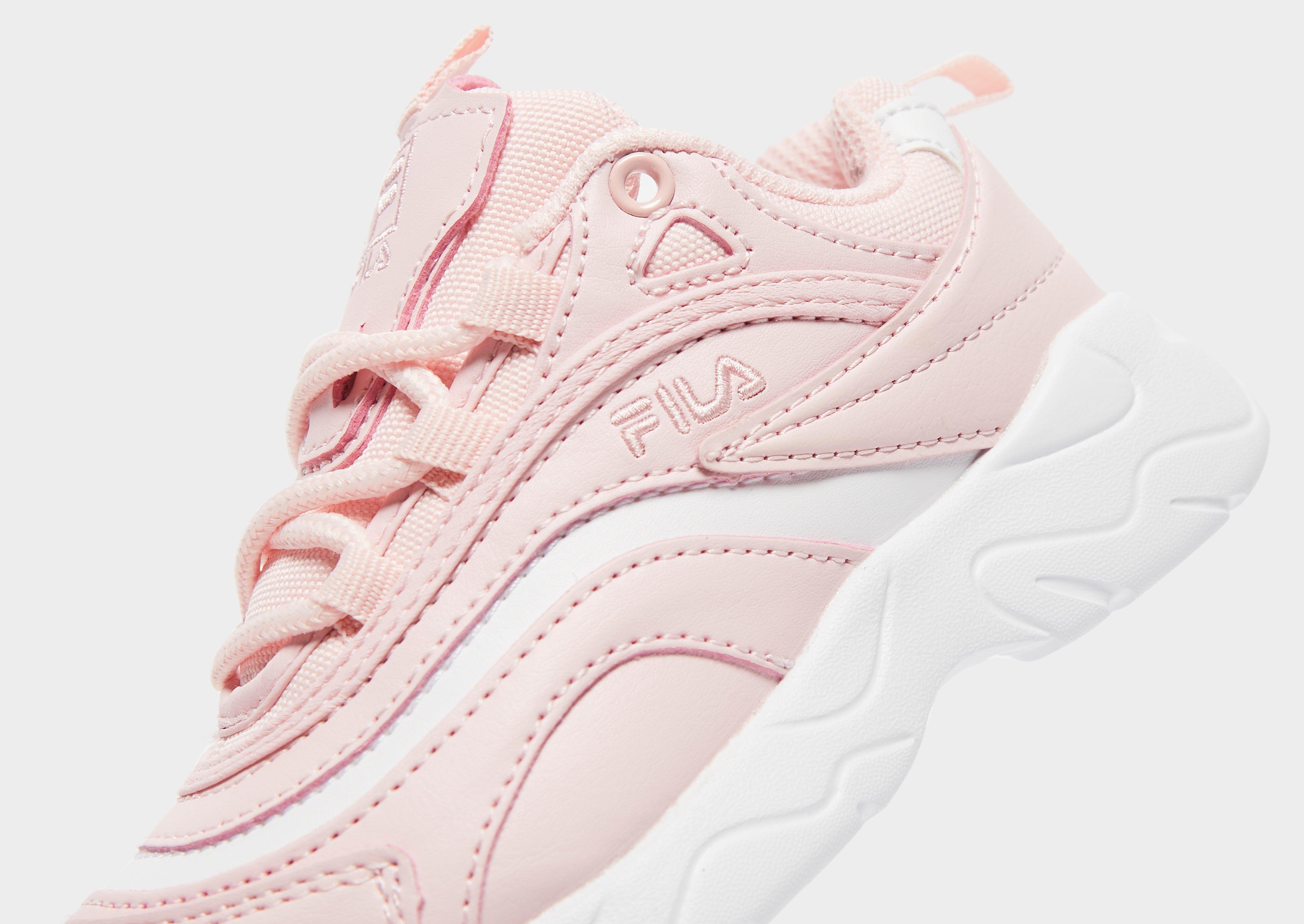 fila ray white pink mint