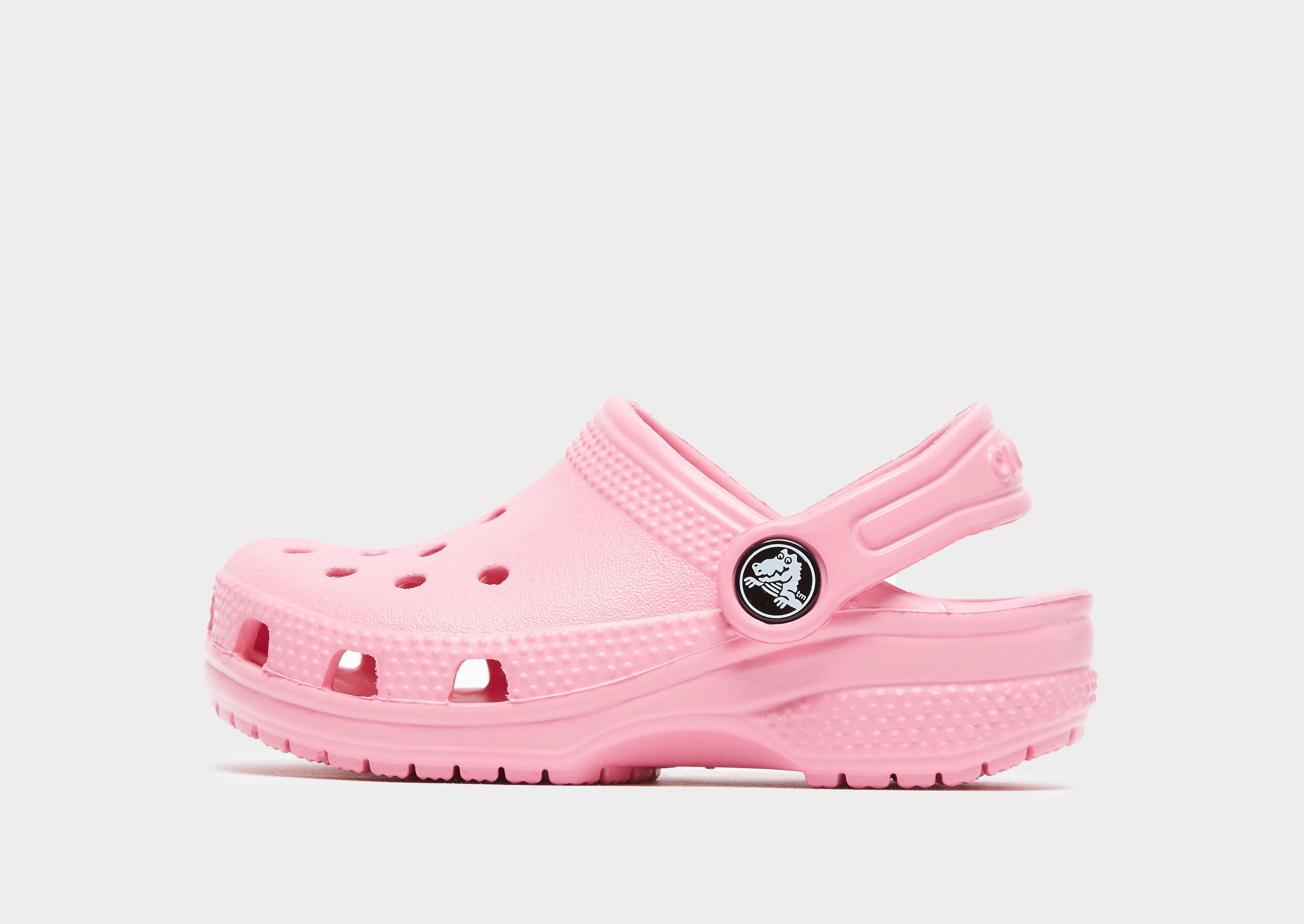 infant pink crocs