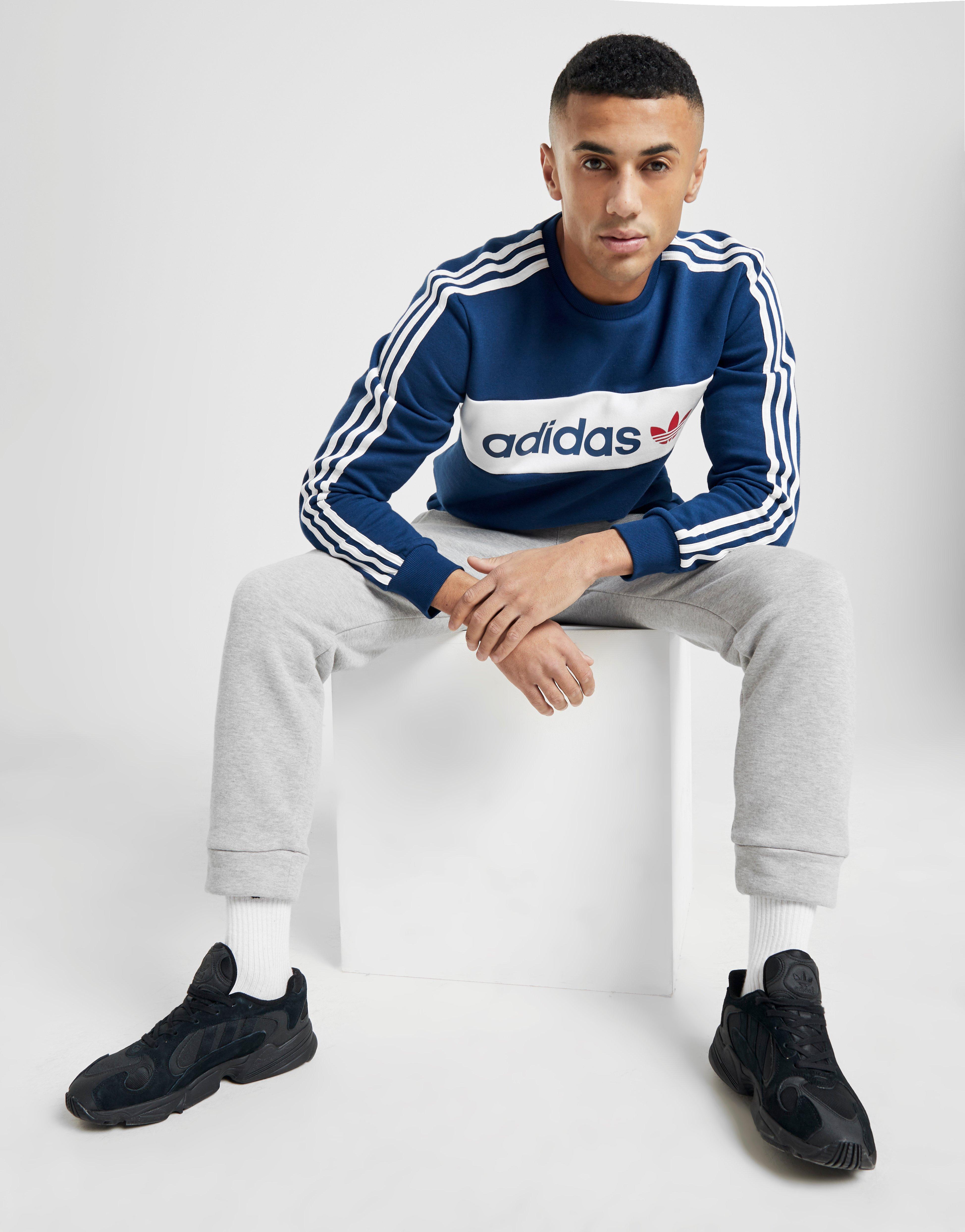 adidas originals linear logo sweat