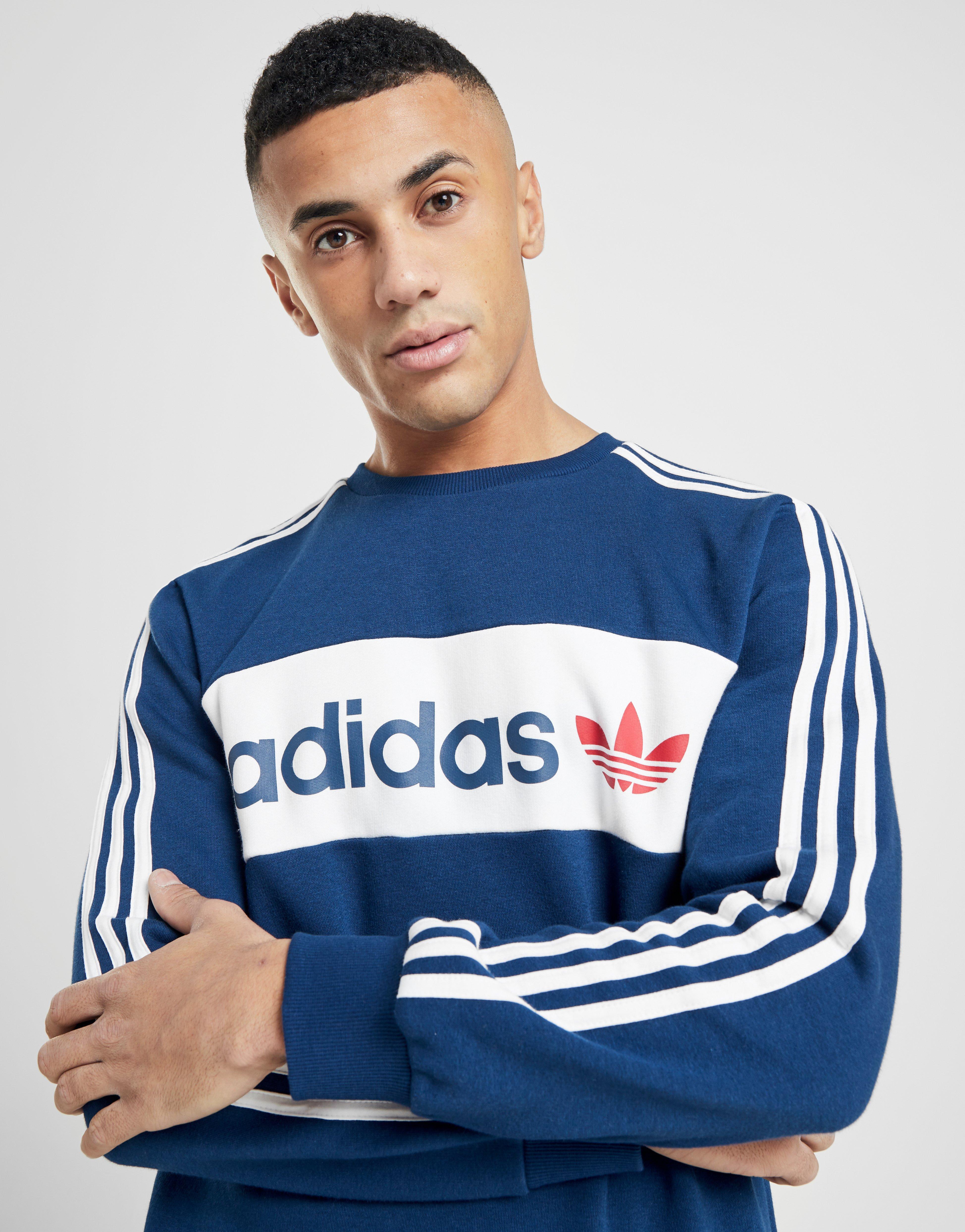 adidas linear crew sweatshirt