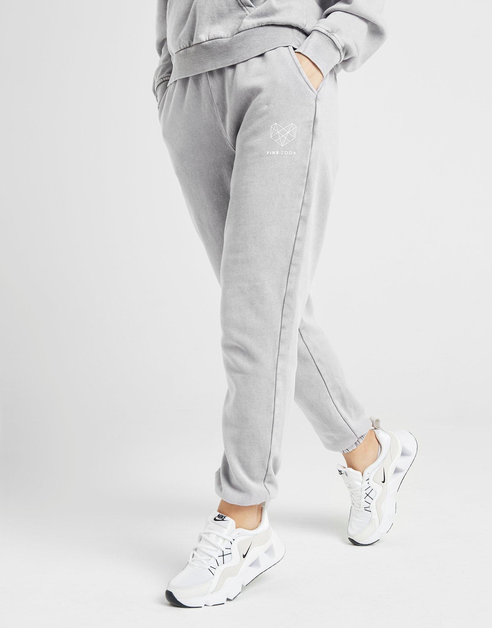 pink soda grey tracksuit