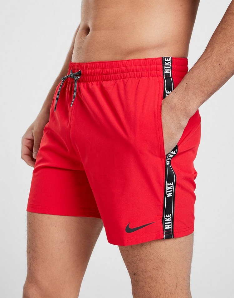 Koop Rood Nike Taped Swim Shorts JD Sports