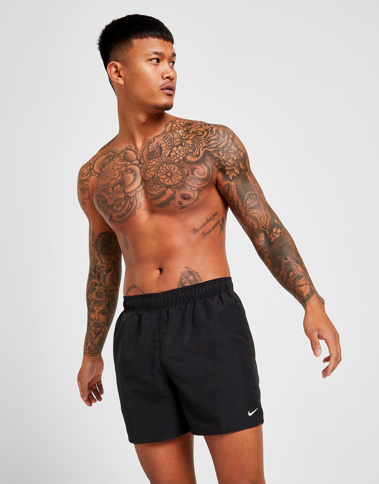 Nike Swimming Volley 5 inch shorts in black