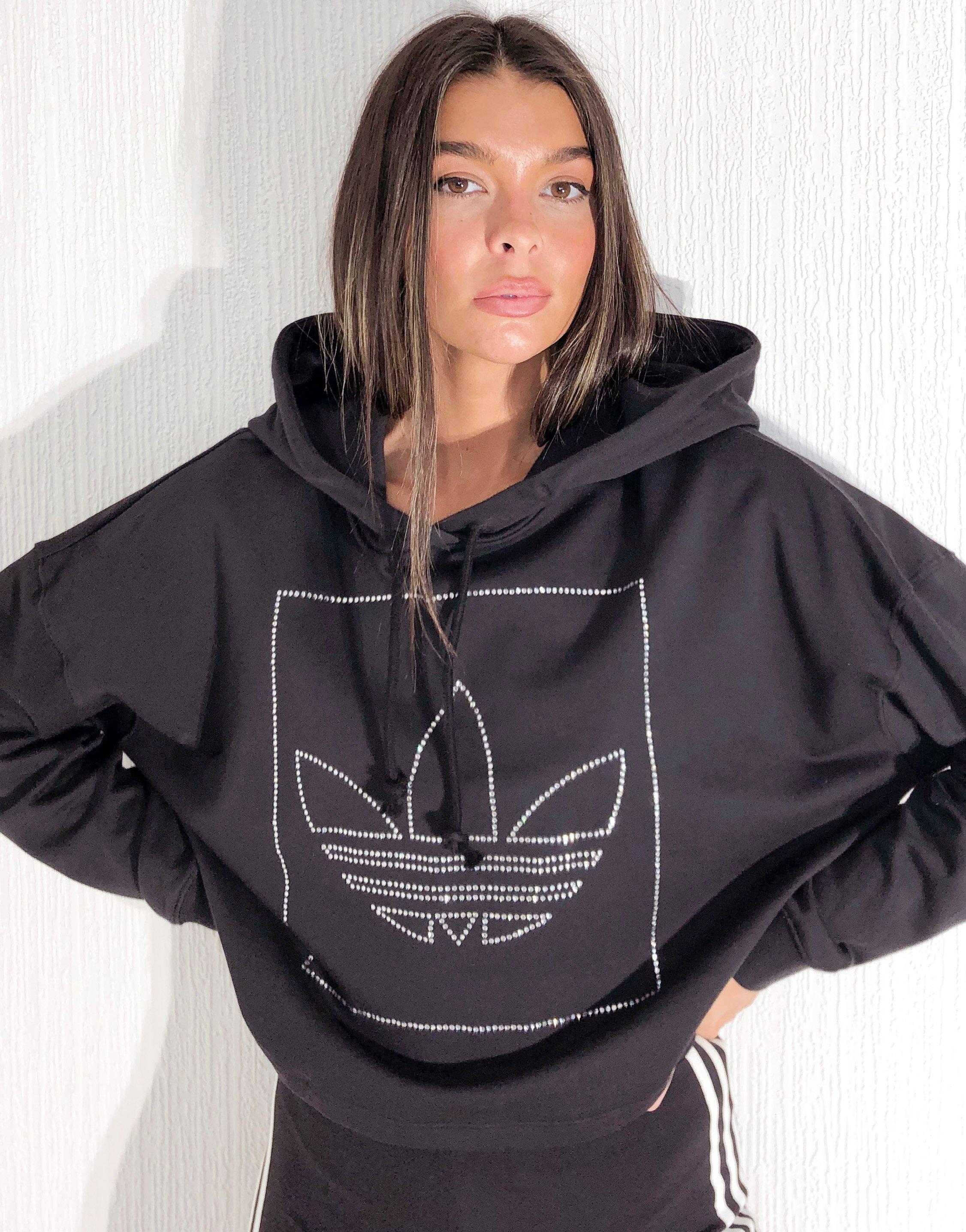 women's originals cropped hoodie