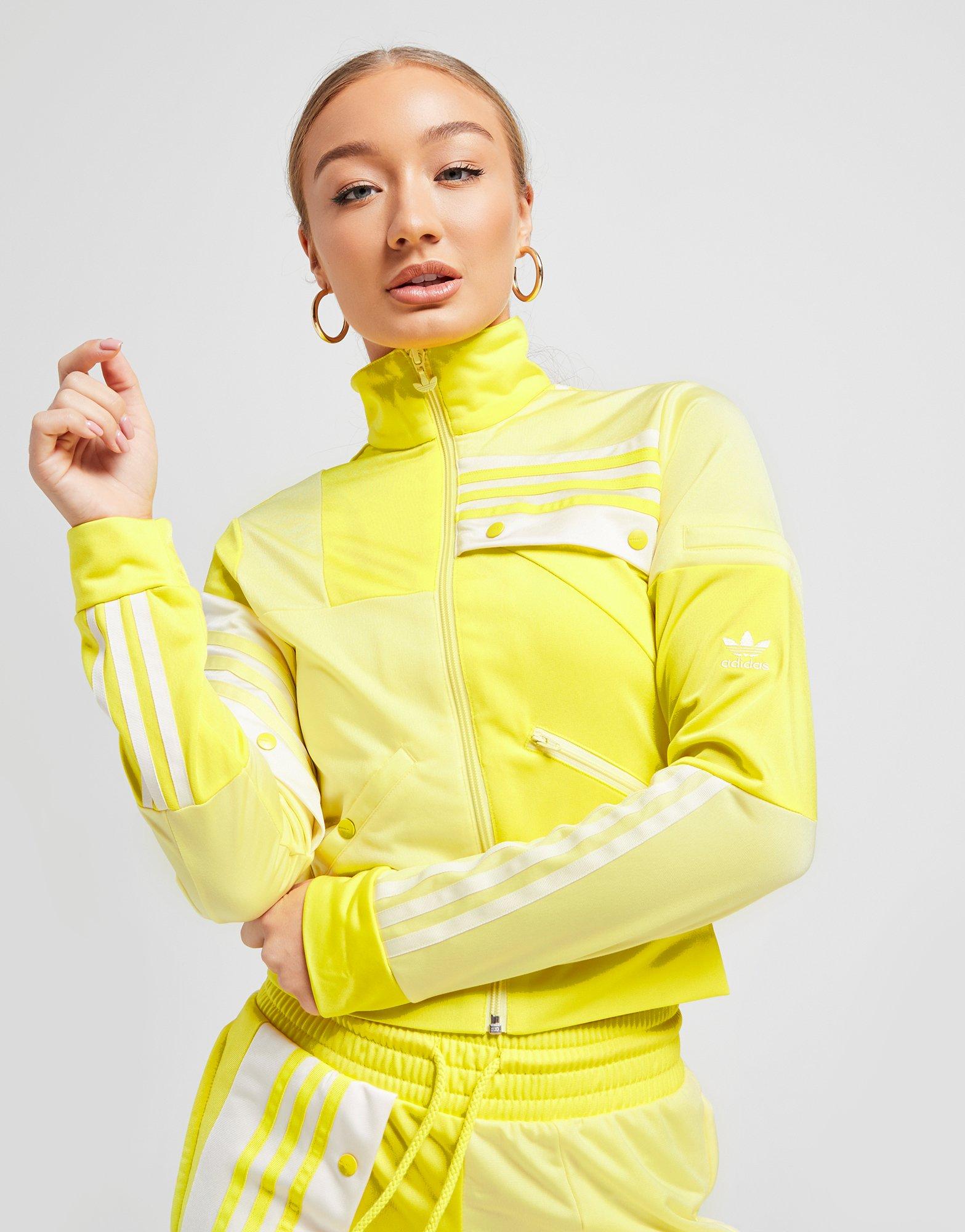 adidas jumpsuit yellow