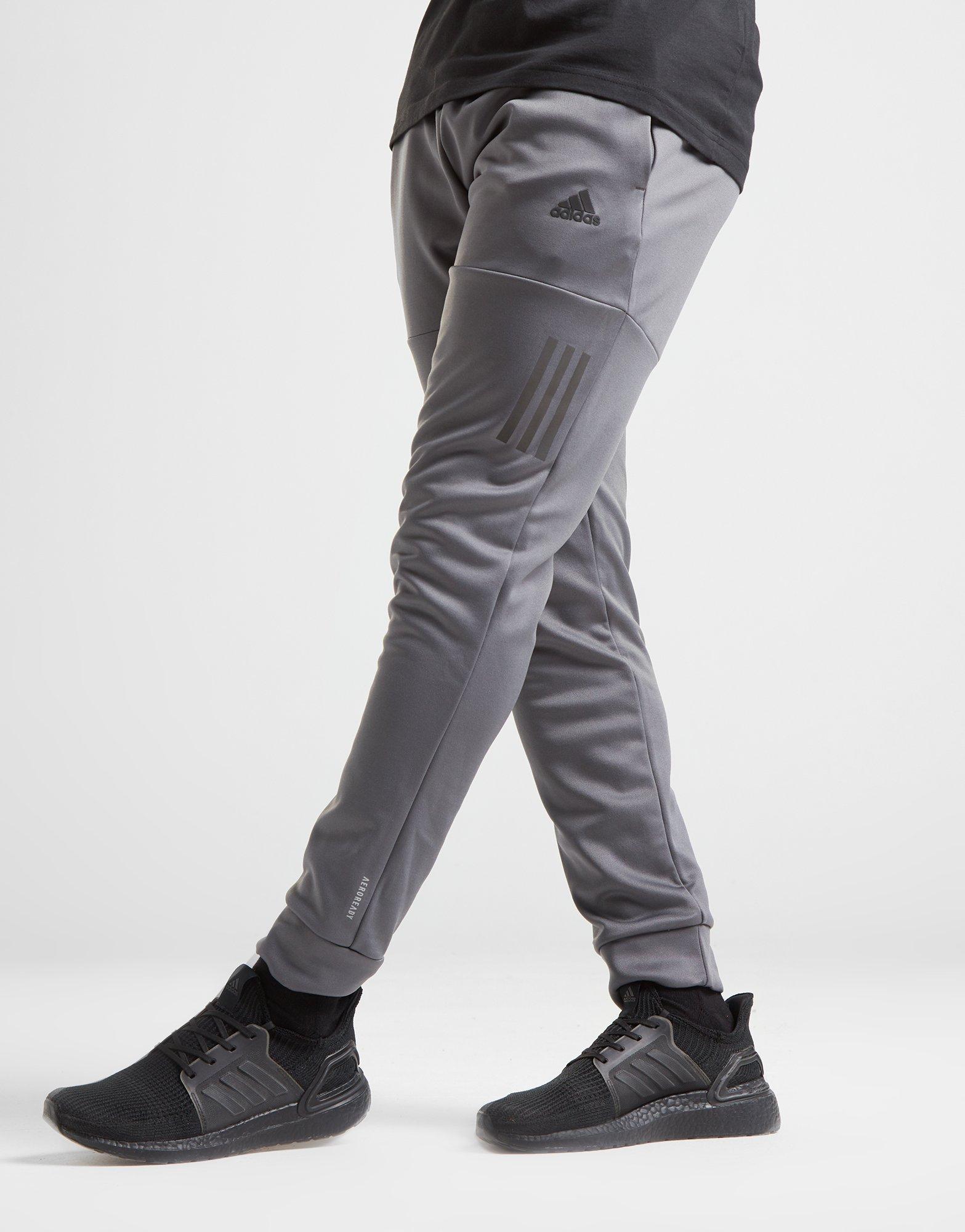Grey adidas Tech Reflective Track Pants 