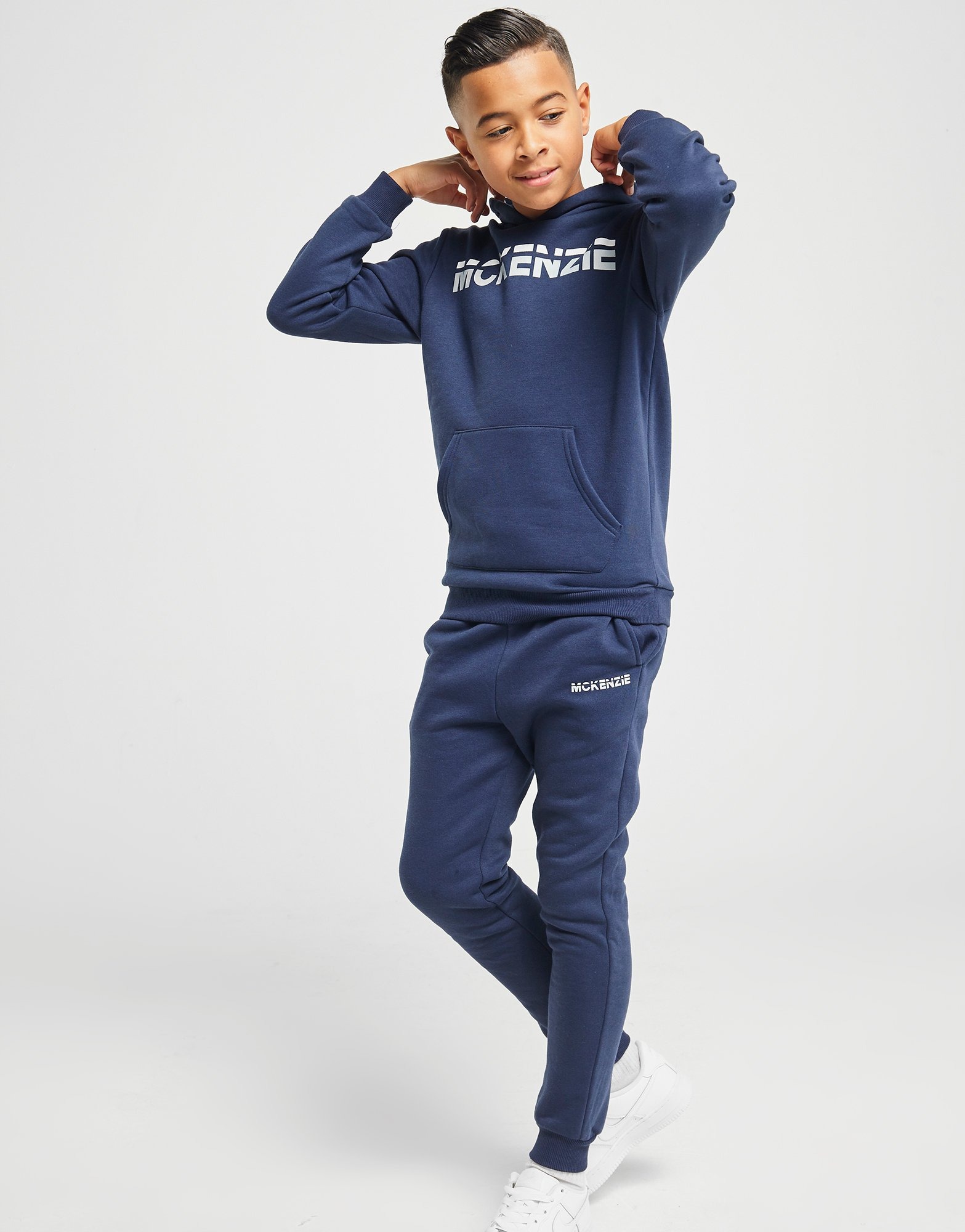 Buy Blue McKenzie Joao Overhead Tracksuit Junior JD Sports JD