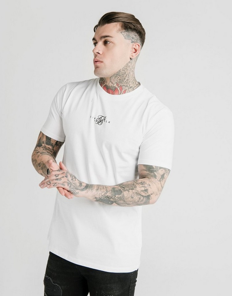 Buy White SikSilk Regular T-Shirt | JD Sports | JD Sports Ireland