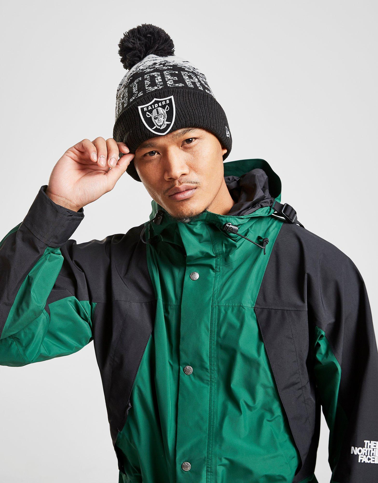 Las Vegas Raiders Beanie - Olive Medium Pom Knit - New Era