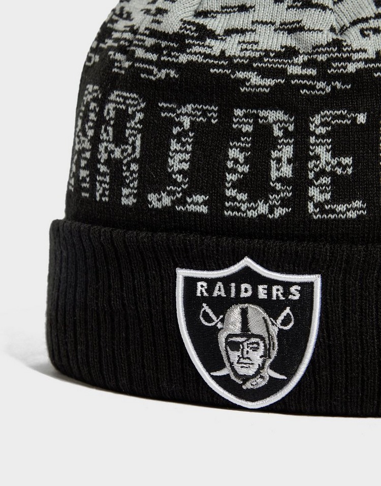 New Era NFL Las Vegas Raiders Pom Beanie Hat
