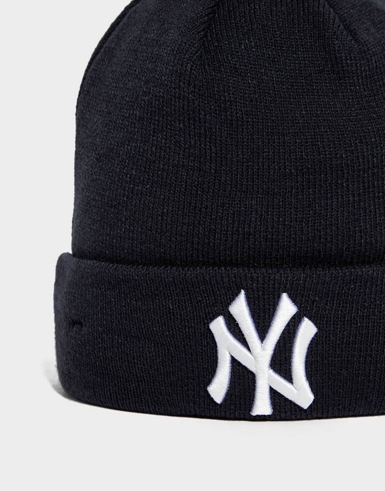 Buy Blue New Era MLB New York Yankees Cuffed Beanie Hat | JD Sports ...