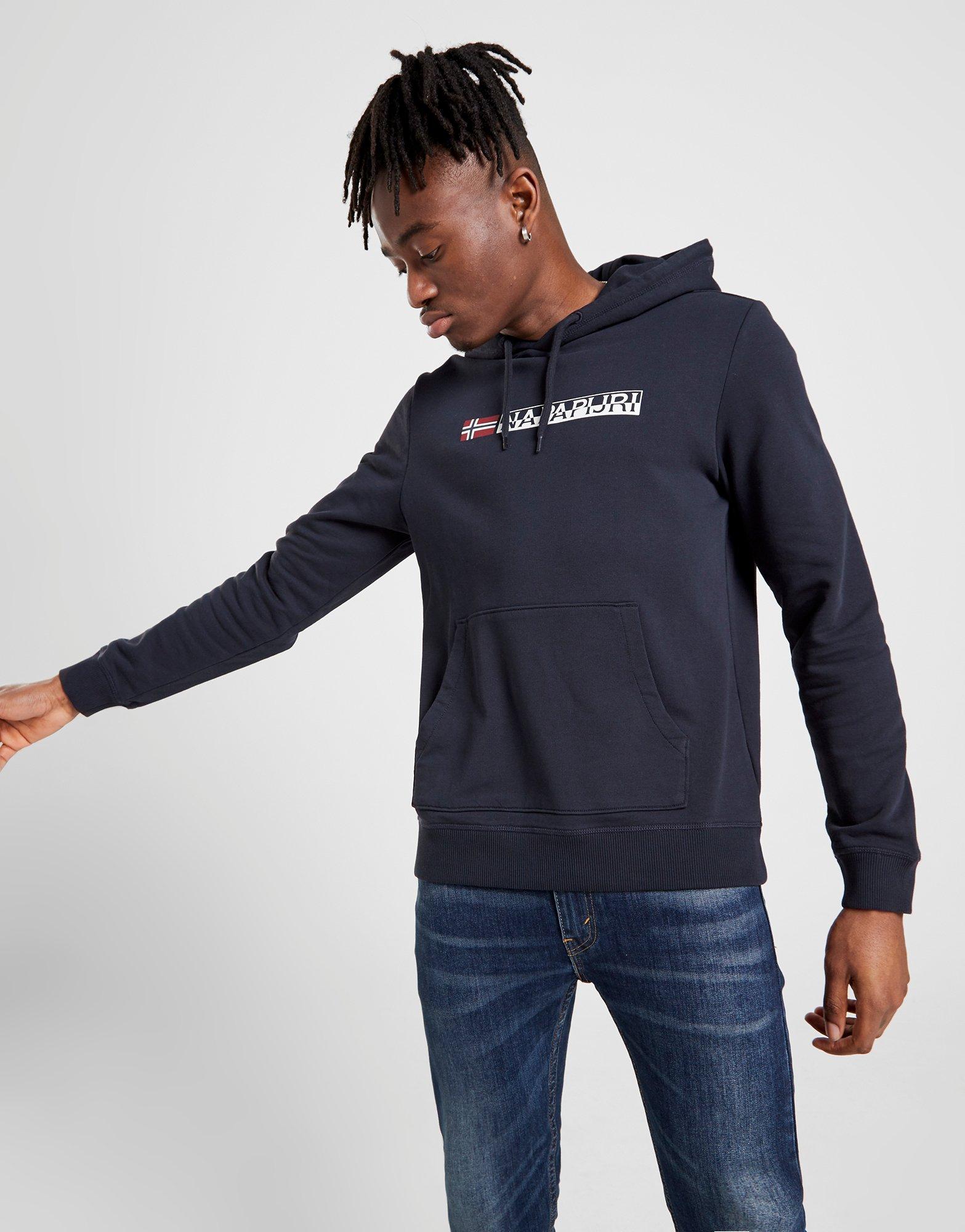 napapijri overhead logo hoodie