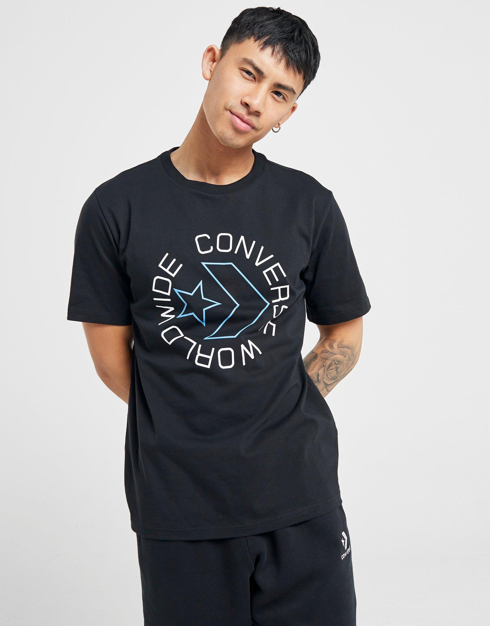 magliette converse nero