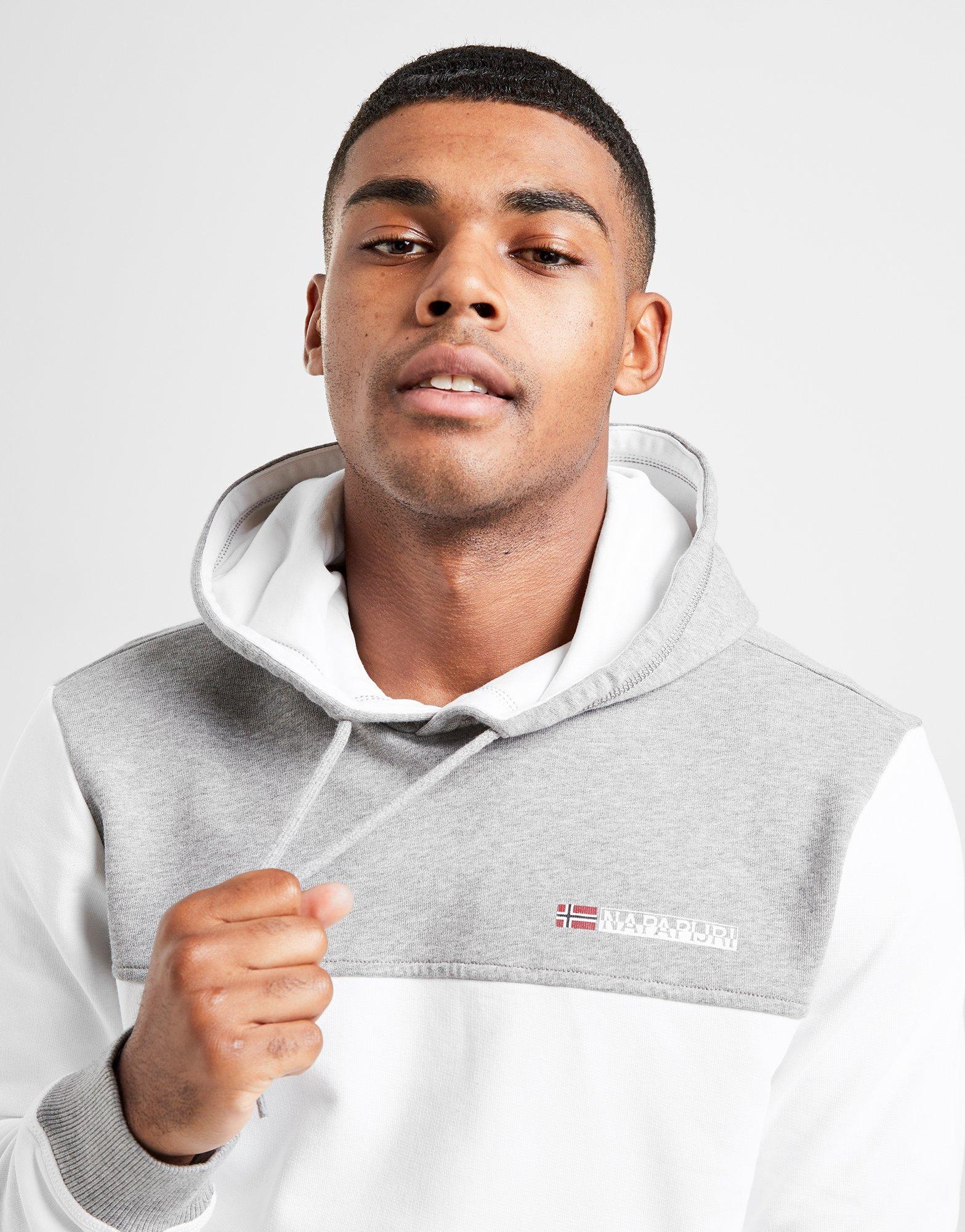 napapijri hoodie white