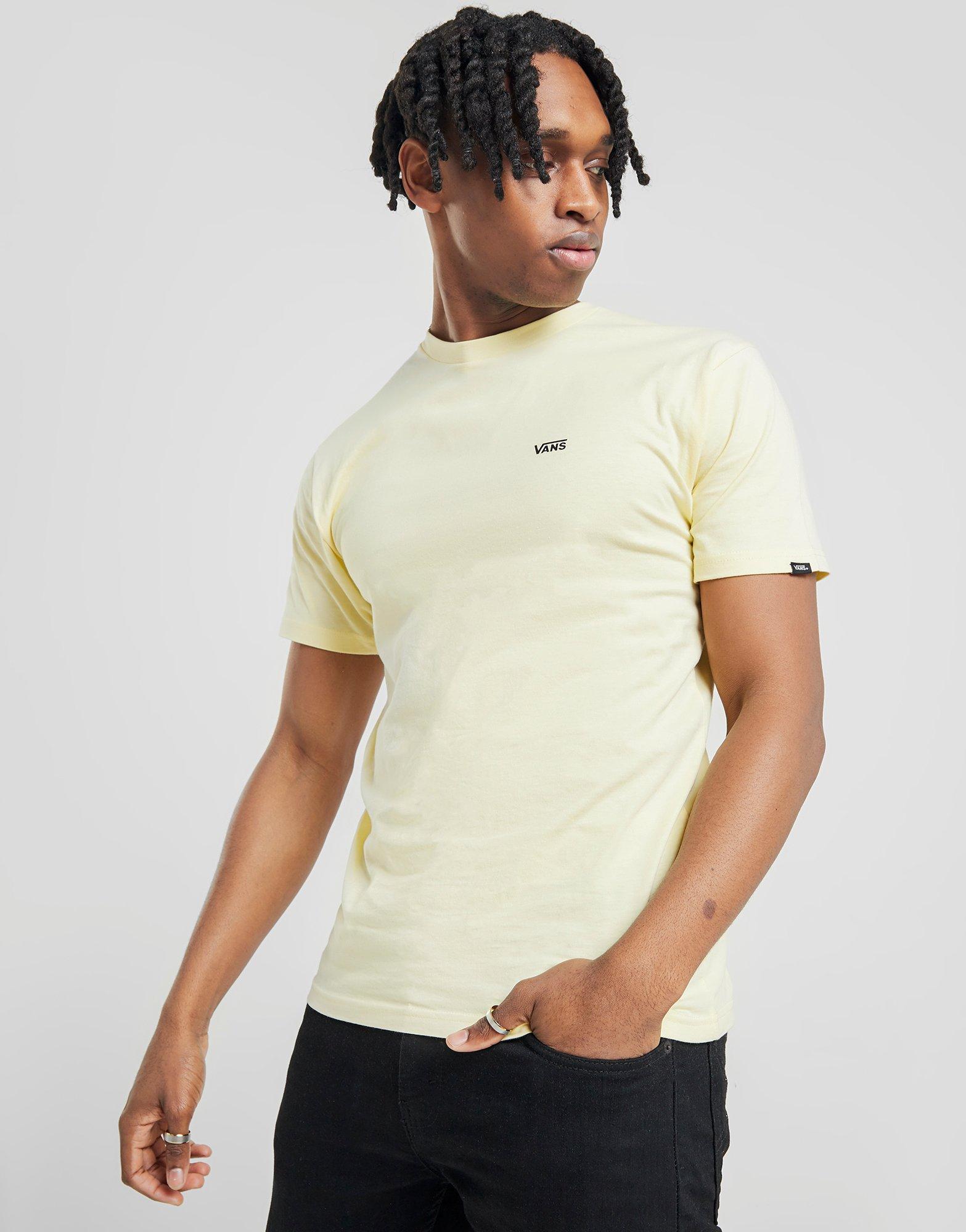 t shirt vans homme jaune