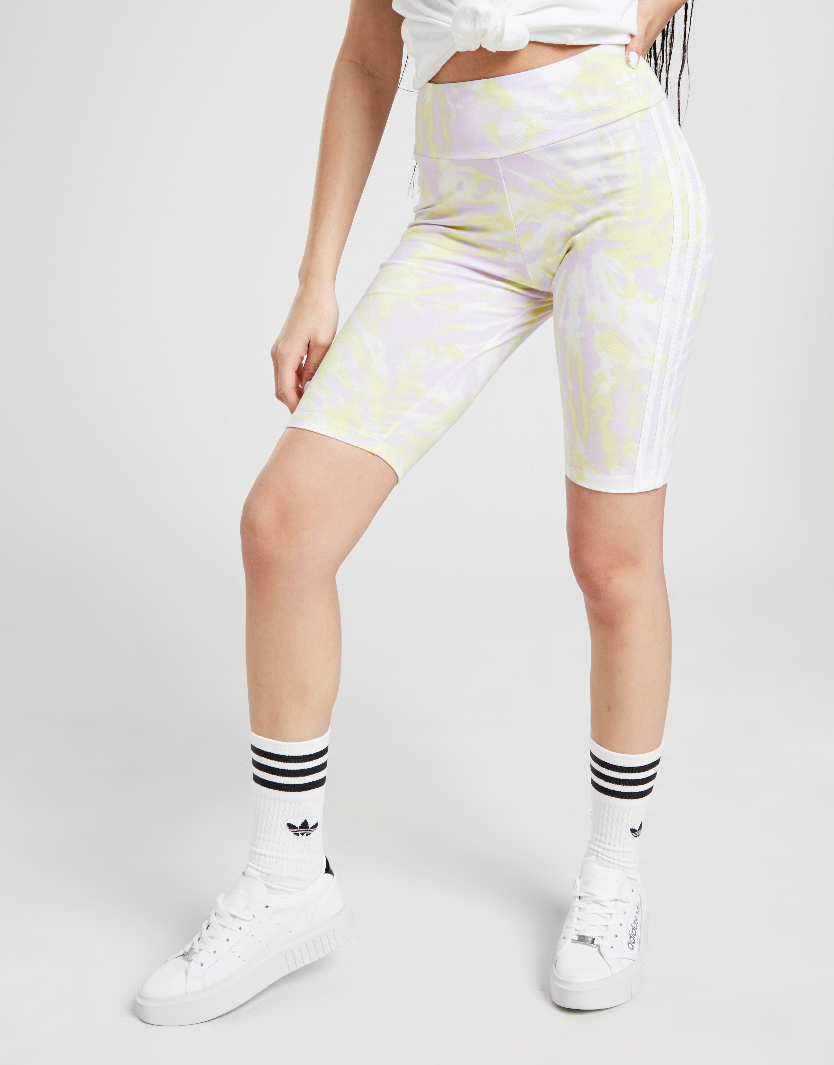 adidas tie dye cycling shorts
