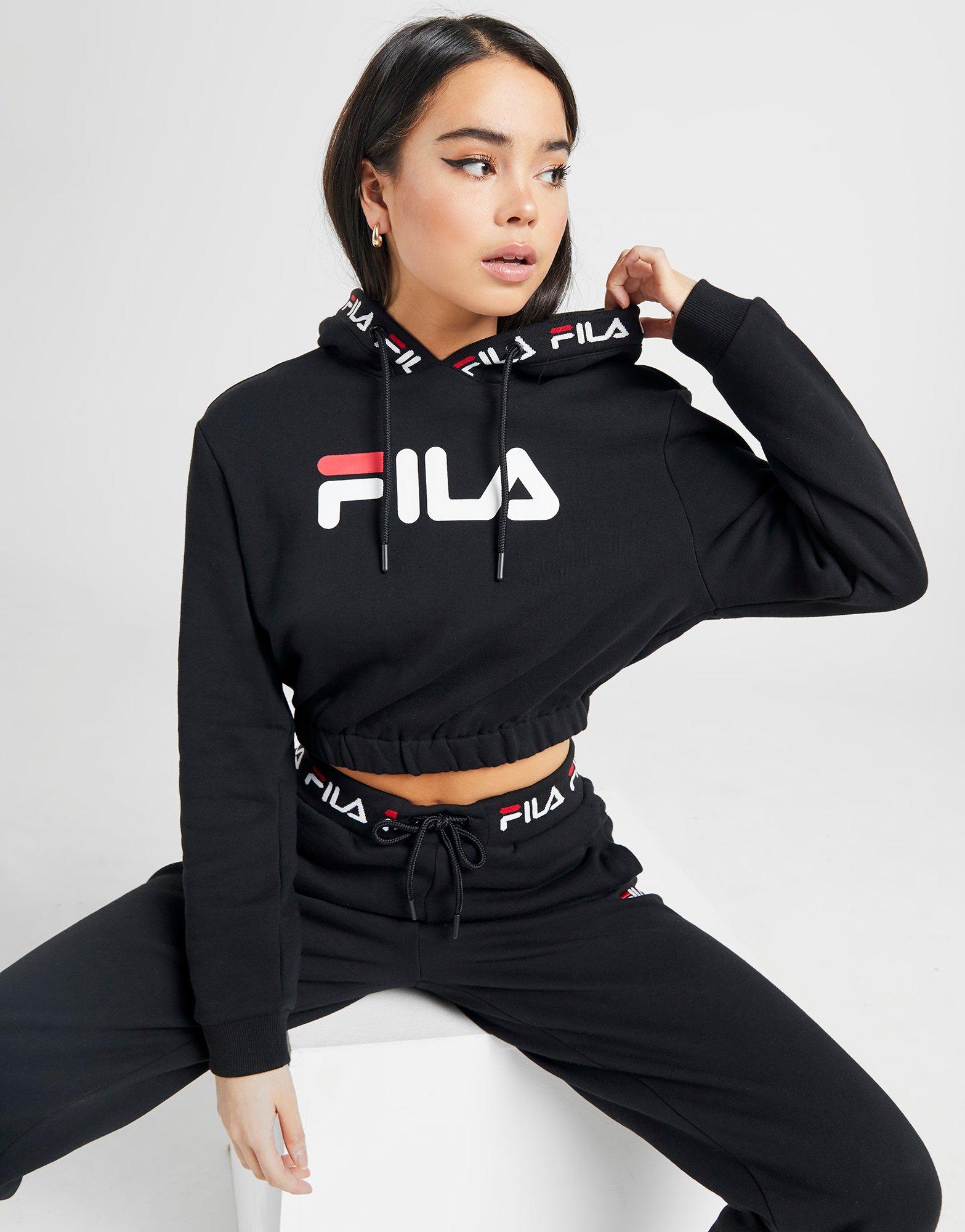 fila cropped hoodie