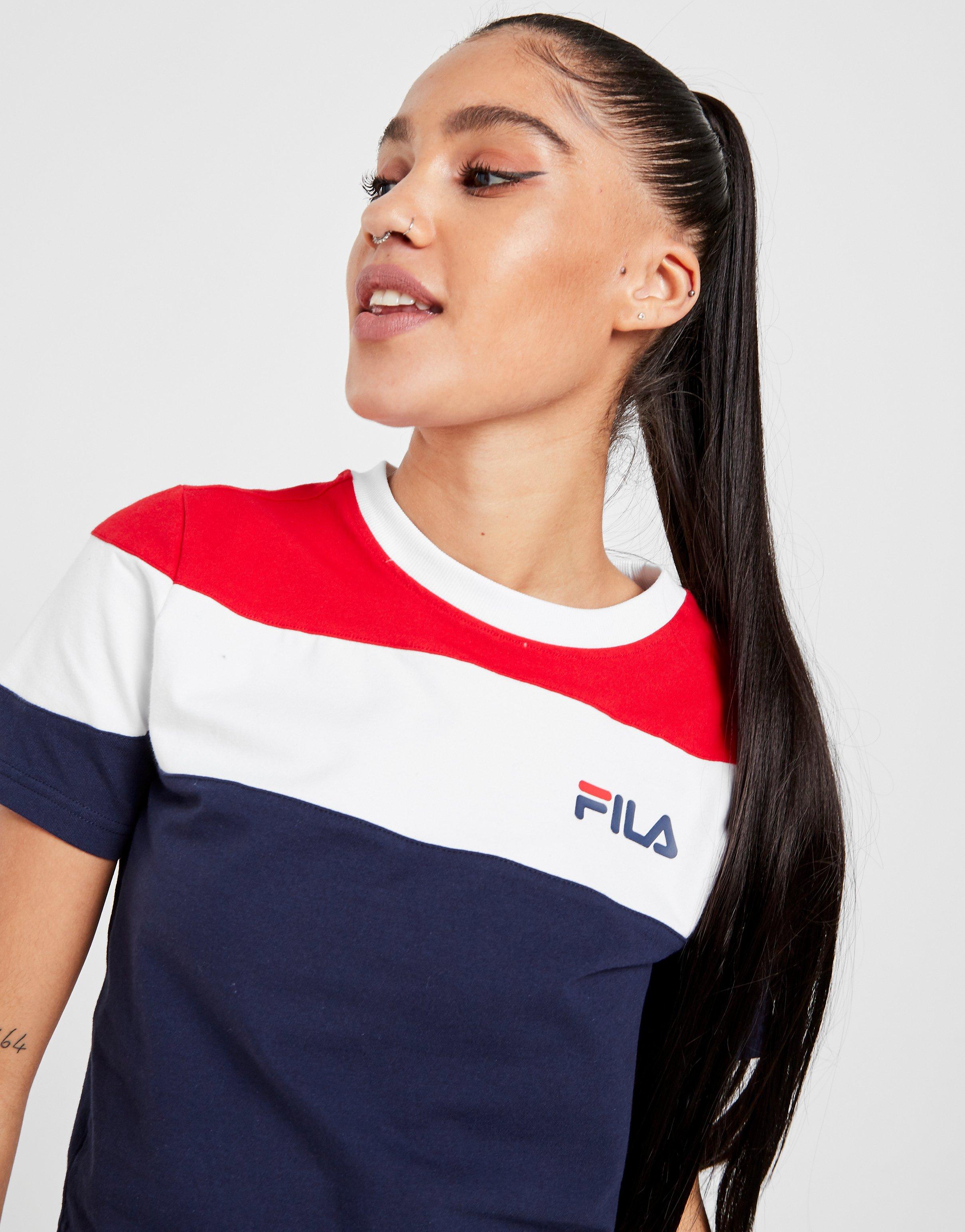 fila colour block t shirt