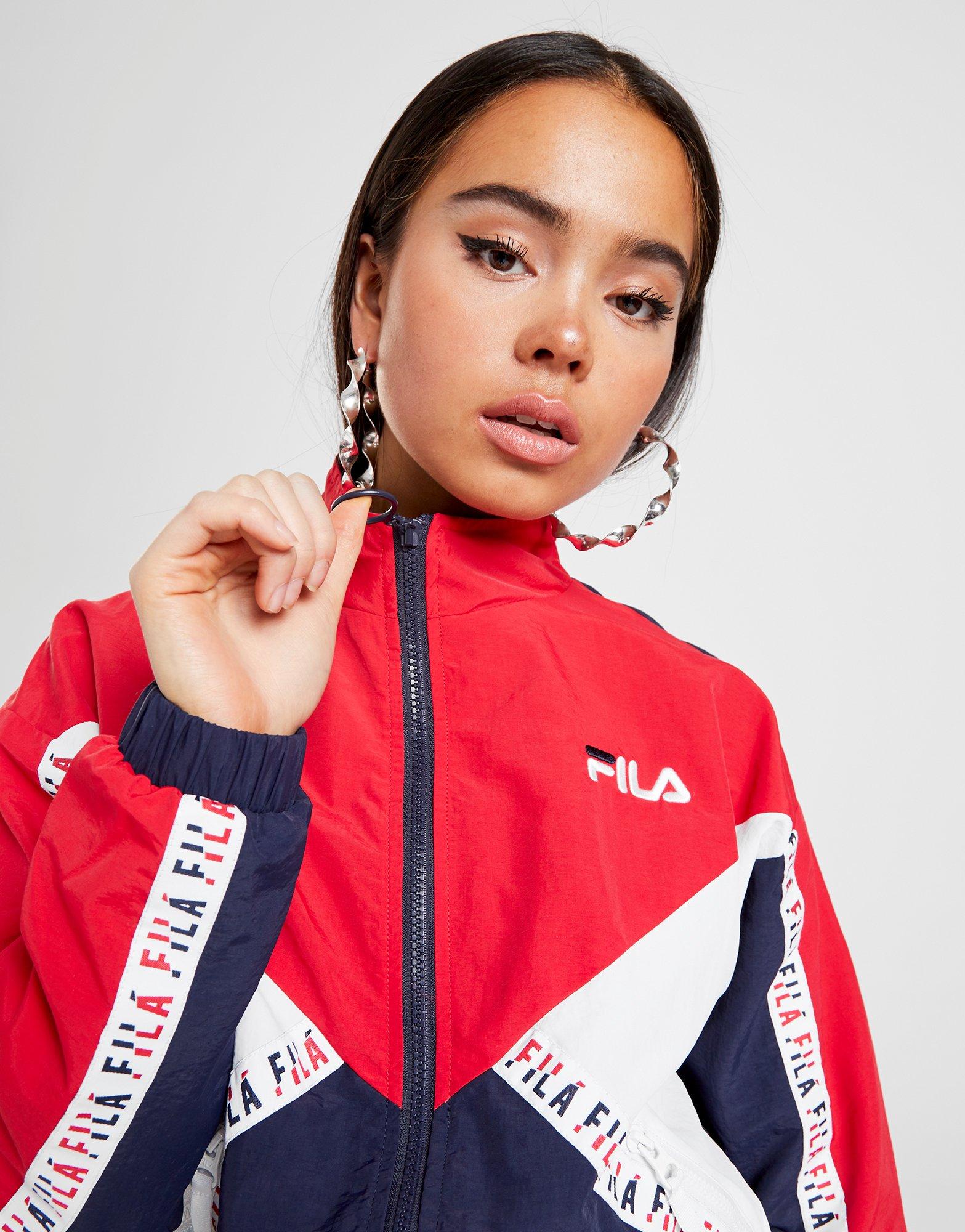 fila colour block full zip wind jacket
